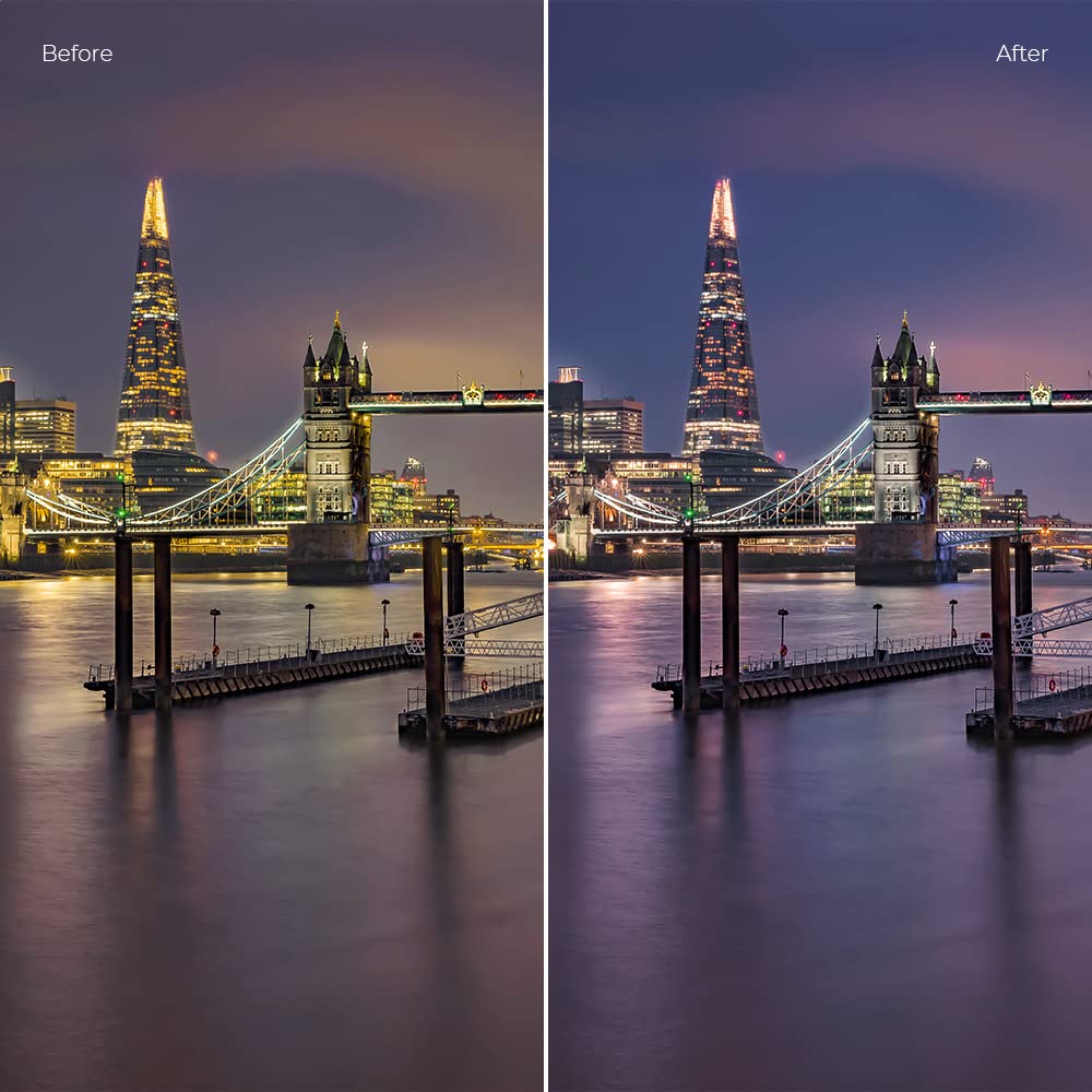 K&F Concept 72Mm Clear Natural Night Filter Light Pollution Reduction Filter For Night Sky/Star (Nano X Series)
