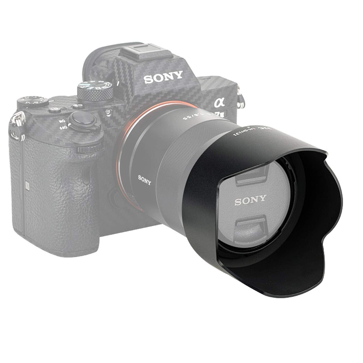 Jjc Lh-Sh131 Metal Petal Lens Hood For Sony Sonnar T* Fe 55Mm F1.8 Za Lens/T* E 24Mm F/1.8 Za Lens, Sony Sonnar 55Mm 1.8 Lens Ho