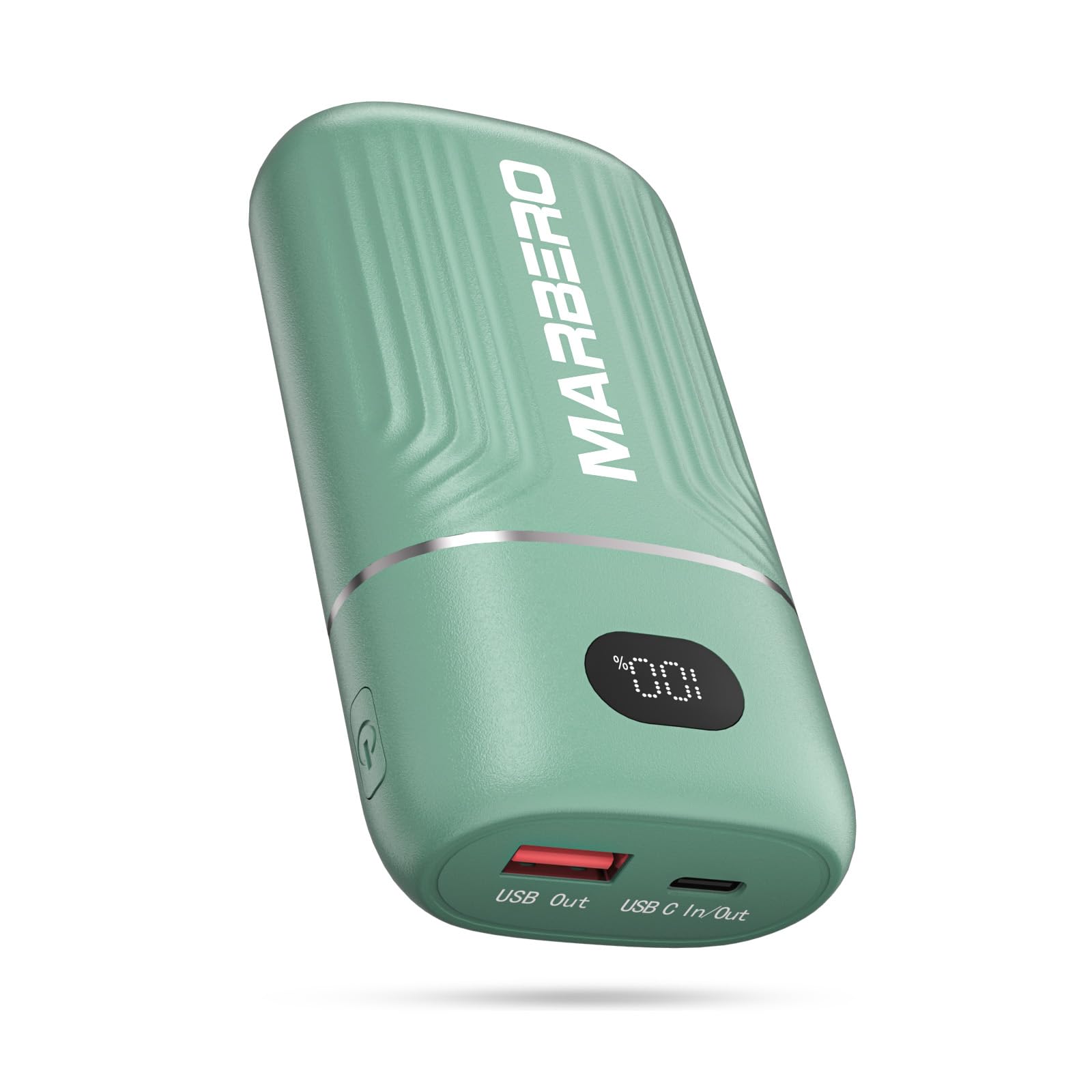MARBERO 10000mAh Cell Phone Battery Bank 18W USB C in & Out High-Speed Charging Battery Pack Phone Charger Portable Compatible w