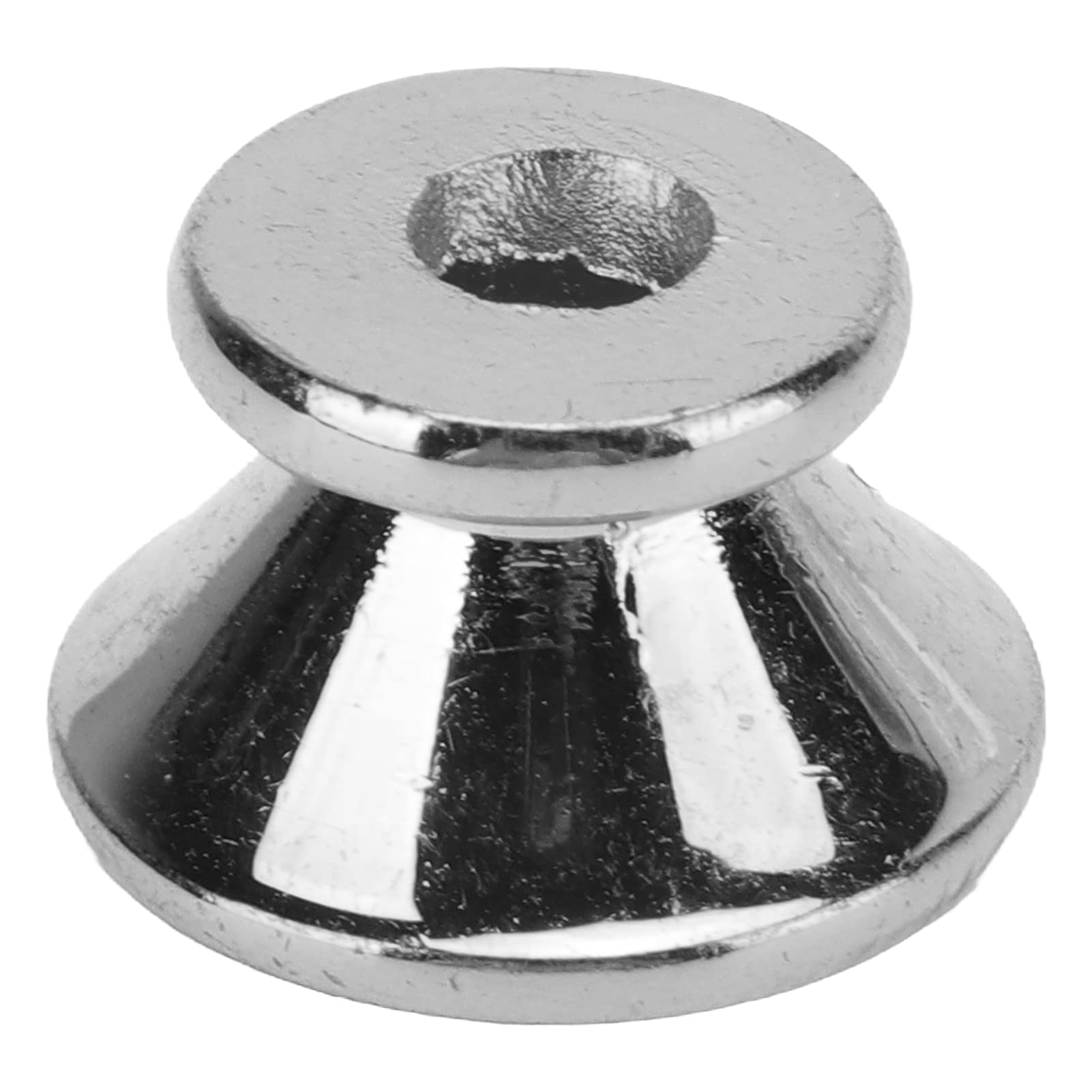 Guitar Strap Fixing Knobs Bass Strap Fixing Pins Modern Design For Musical Instrument Music Lessons (Silver)