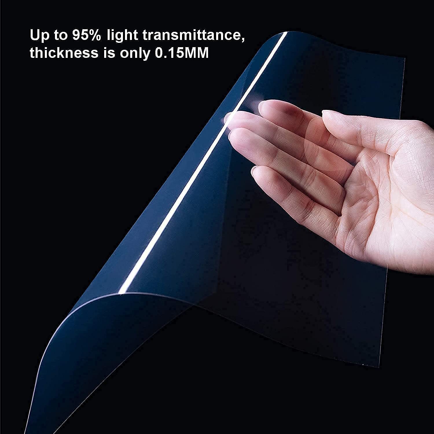 5Pcs Fep Film 200X260X0.15Mm For Anycubic Photon Mono X 6K 4K/Elegoo Saturn Msla Mono/Qidi Tech S Box/ 8.9 9.25 Inch Lcd Uv 3D P