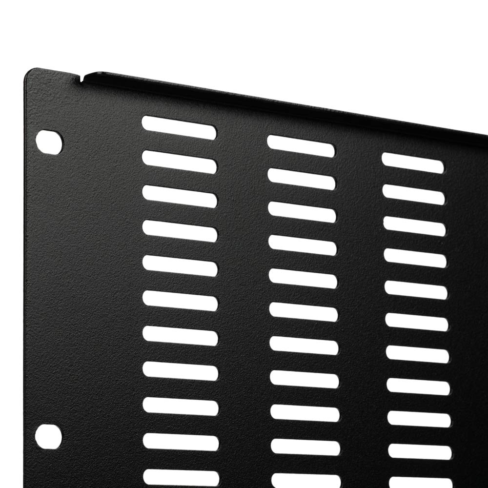Navepoint 2U Blank Rack Mount Panel It Server Network Spacer Slotted Venting