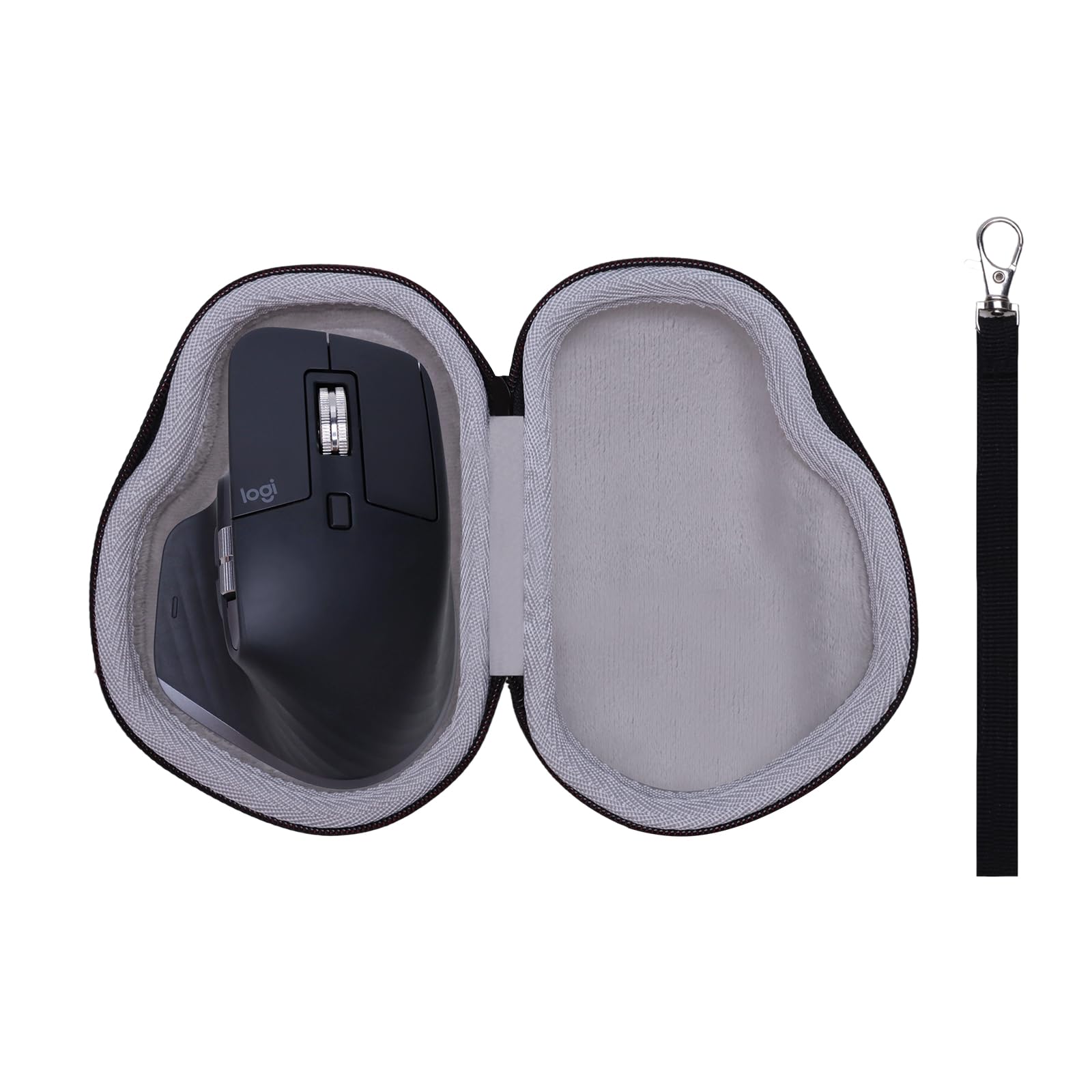 LTGEM Mouse Case Compatible with Logitech MX Master 4/3S/3/2S Ergonomic Wireless Mouse, Office Travel Carrying Storage Bag - Bla