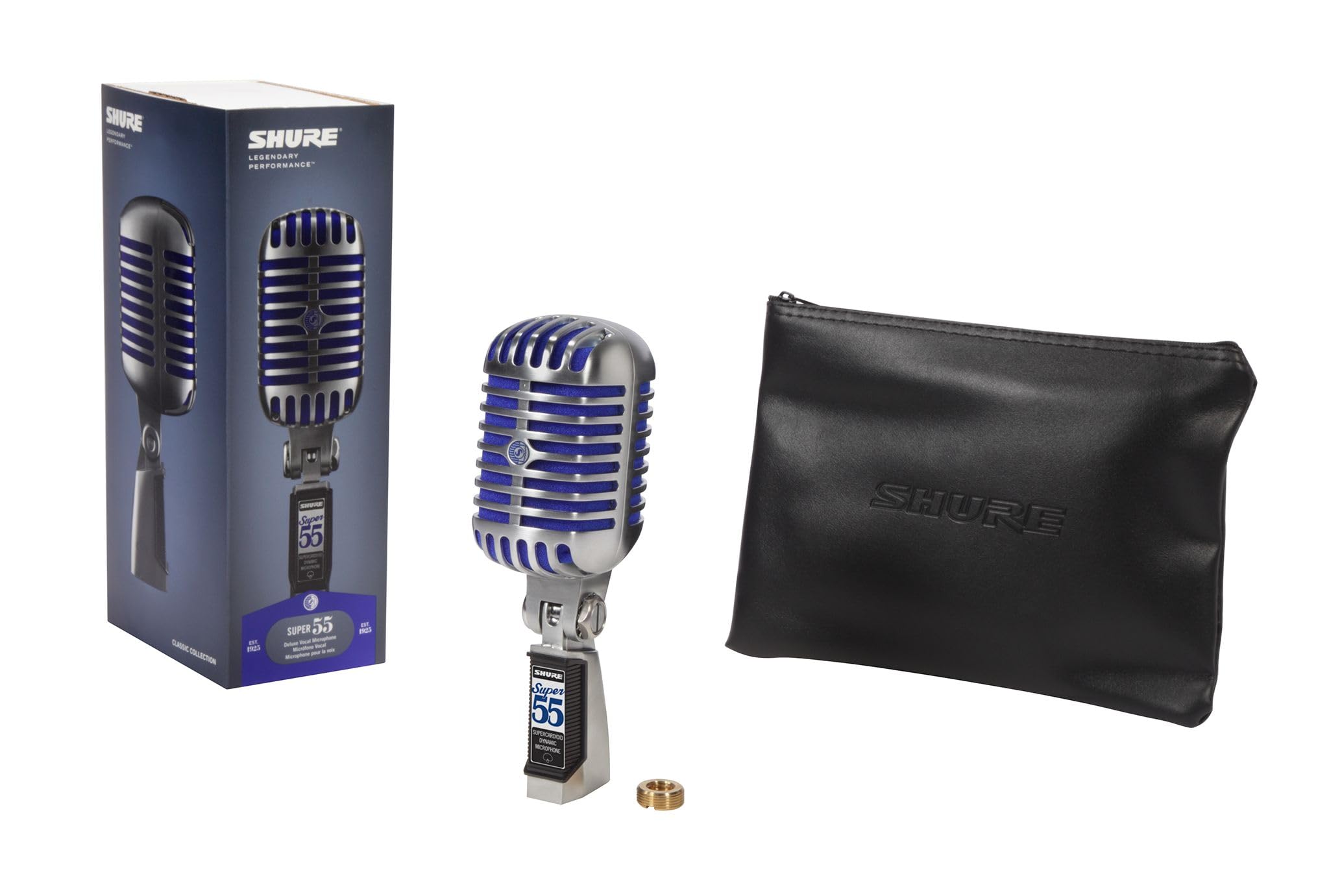Shure Super 55 Deluxe Supercardioid Dynamic Vocal Microphone