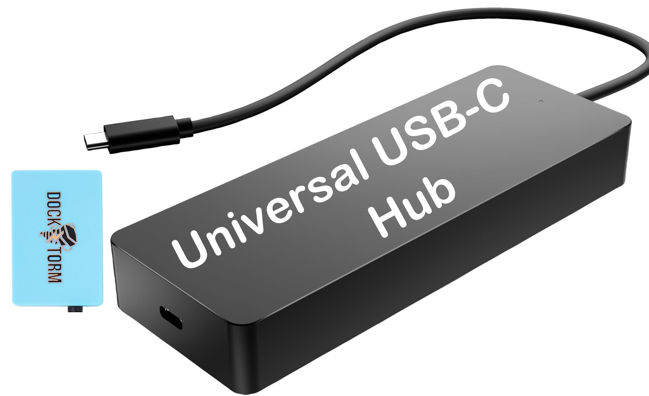 Hp Universal Usb-C 7-In-1 Multiport Hub Docking Station Bundle With Dockztorm Hub, 4 Usb Ports, Hdmi 2.0, Display Port 1.2, Rj-4