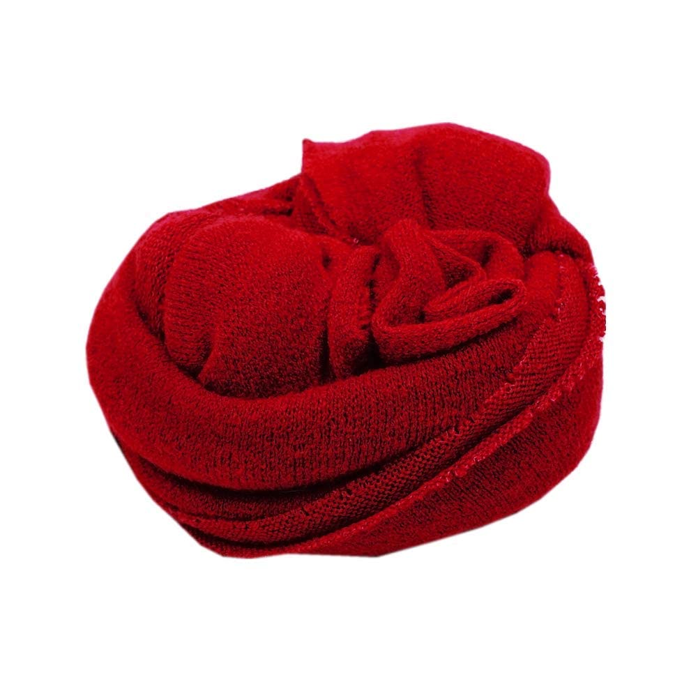Newborn Photography Props Outfits, Baby Photo Props Boys Girls Wrap Soft Knit Potato Blanket (Red)