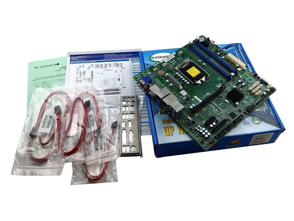 Supermicro Motherboard Micro Atx Ddr3 1600 Lga 1150 Motherboards X10Slq L O