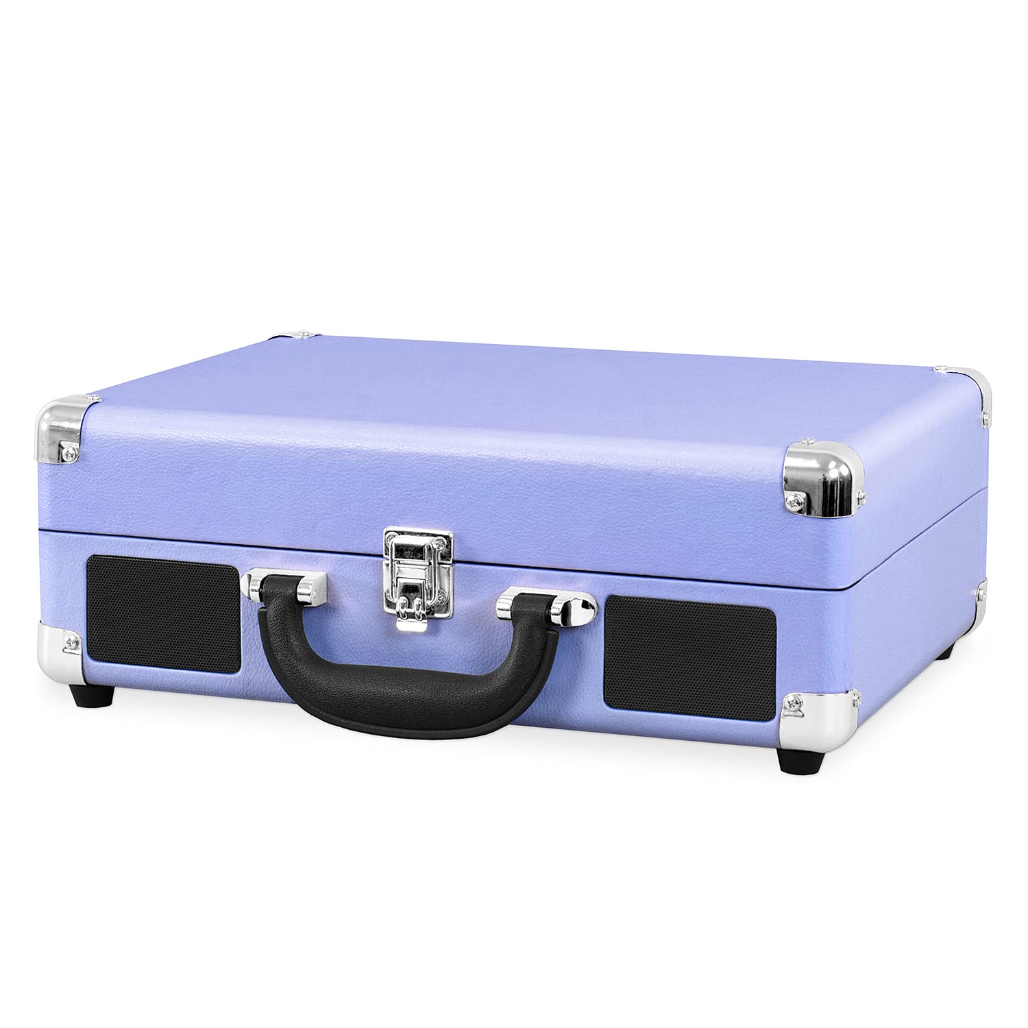 Victrola Vintage 3 Speed Bluetooth Portable Suitcase Record Player With Built In Speakers | Upgraded Turntable Audio Sound|Laven