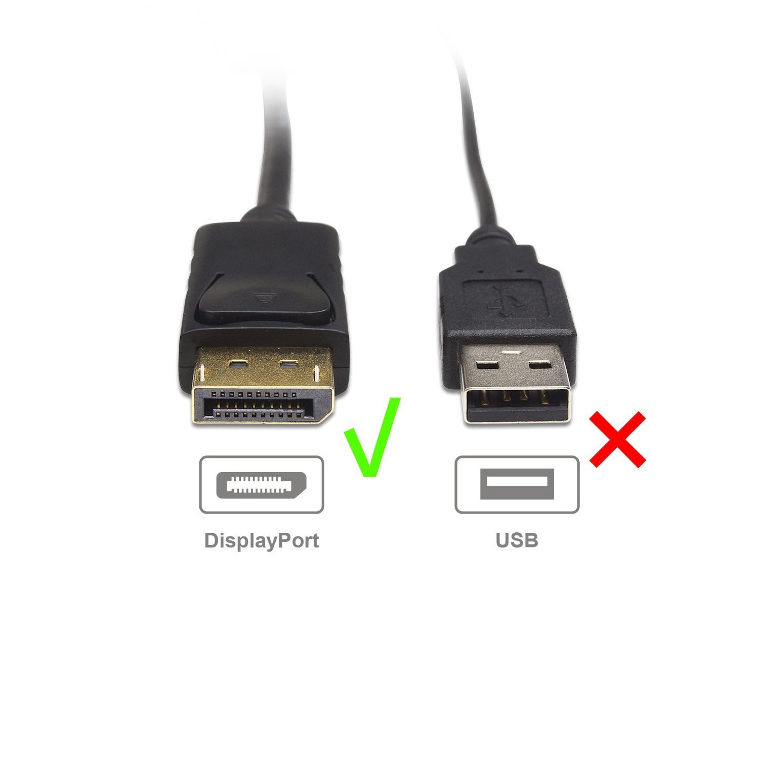 Cable Matters 4K DisplayPort to HDMI Adapter (4K DP to HDMI Adapter)