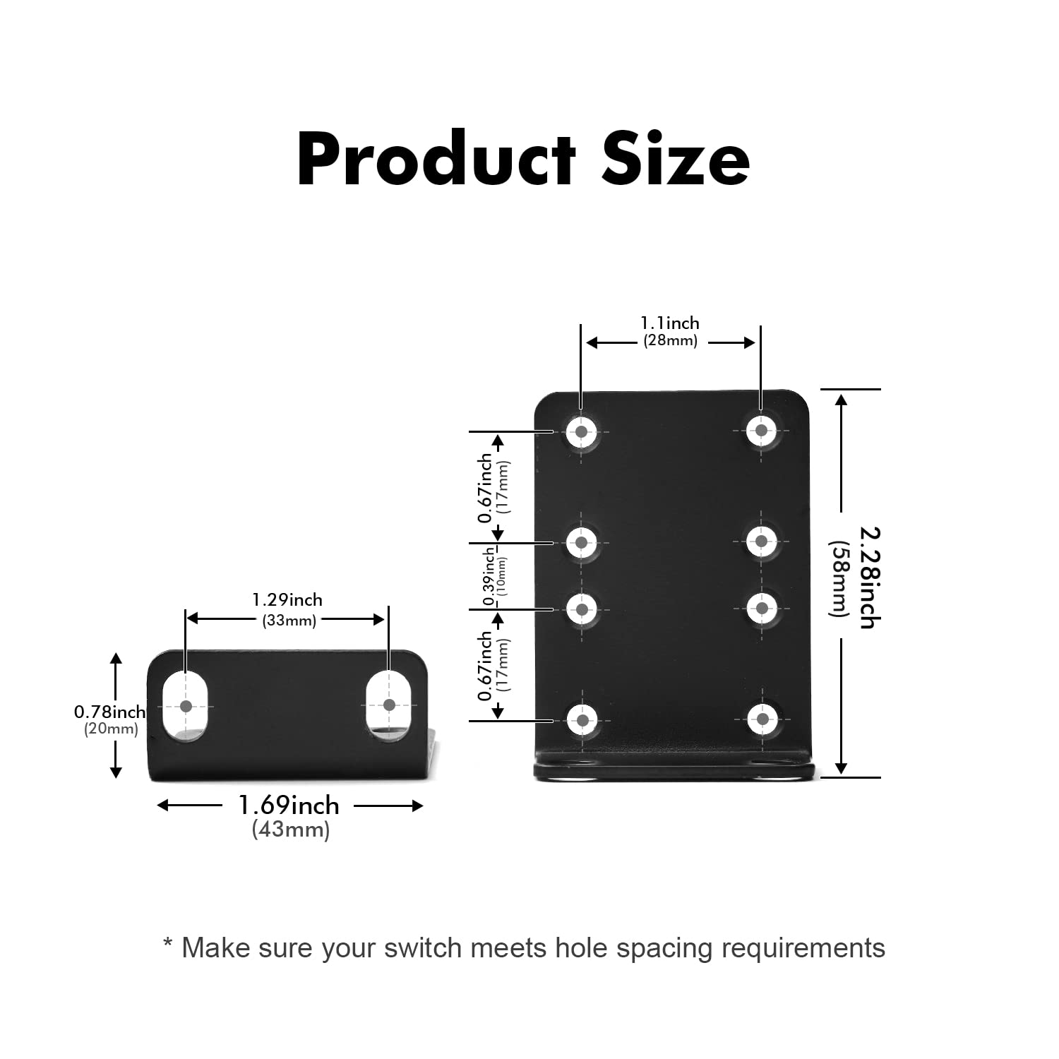 Mokerlink Rack Mount Ear For 17.3 Inch Switches, Compatible For Cisco, D-Link, Dell Powerconnect, Hp V1910, Linksys, And Netgear