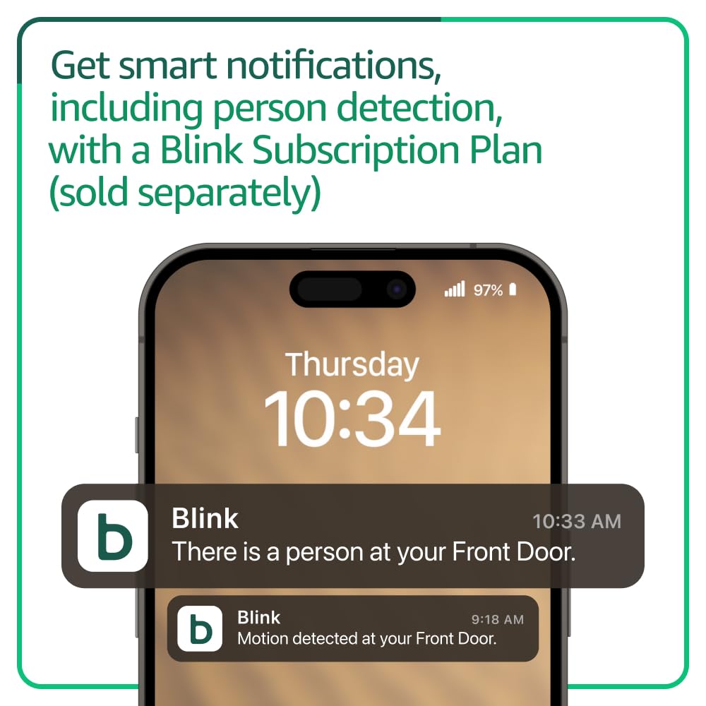 Blink Video Doorbell (Newest Model) - Head-To-Toe Hd View, Two-Year Battery Life, And Simple Setup. Sync Module Core Included -