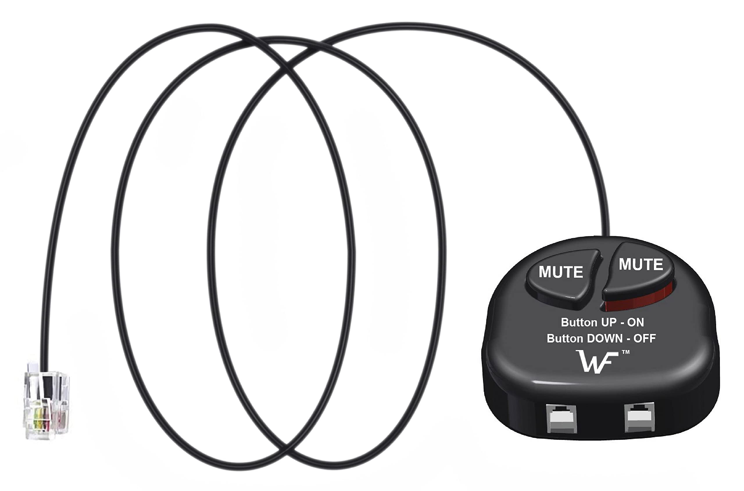 Telephone Training Adapter Y Splitter+Mute Button For Headset For Nortel Meridican, Norstar, Avaya, Ashtra, Mitel, Polycom, Ge A