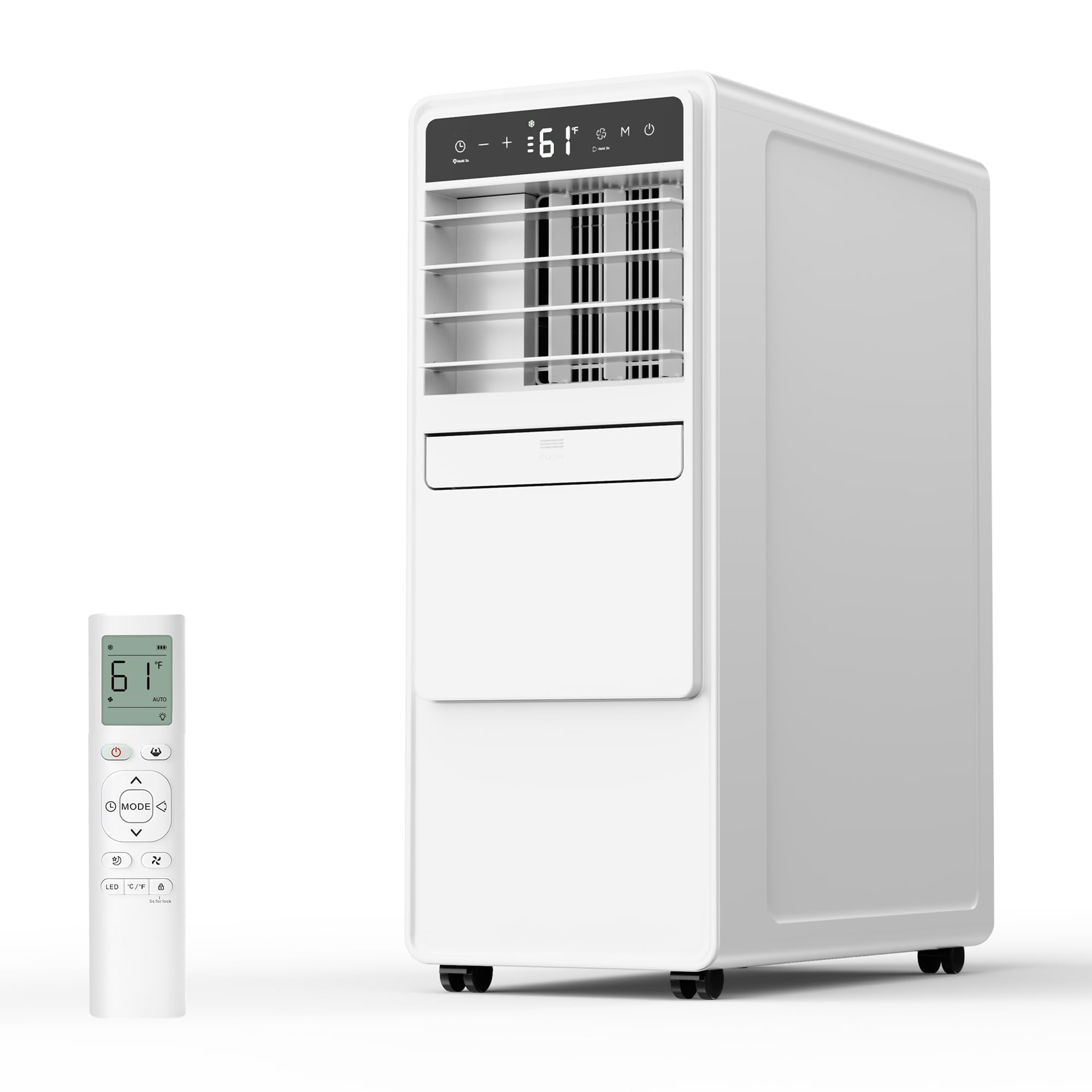 Humhold 12000BTU Portable Air Conditioners with Remote, Floor Standing Cooling Portable AC Unit with Fan & Dehumidifier,Sleep an