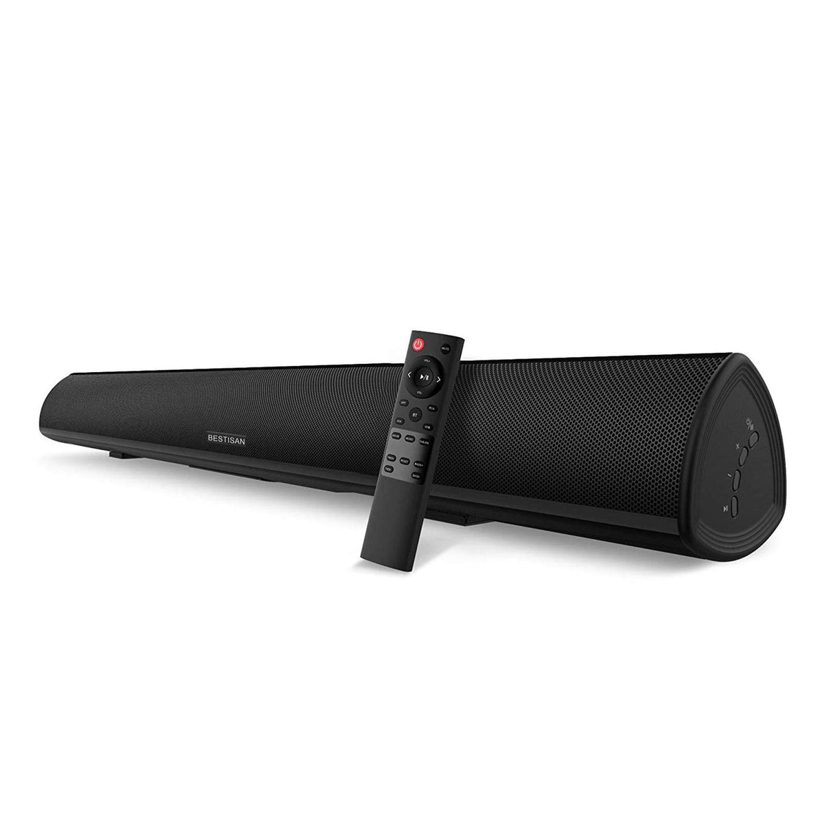 100Watt 40 Inch Soundbar, Bestisan Sound Bar Wireless And Wired Audio Bluetooth 5.0 Tv Speakers With Hdmi Arc Function (2023 Bee