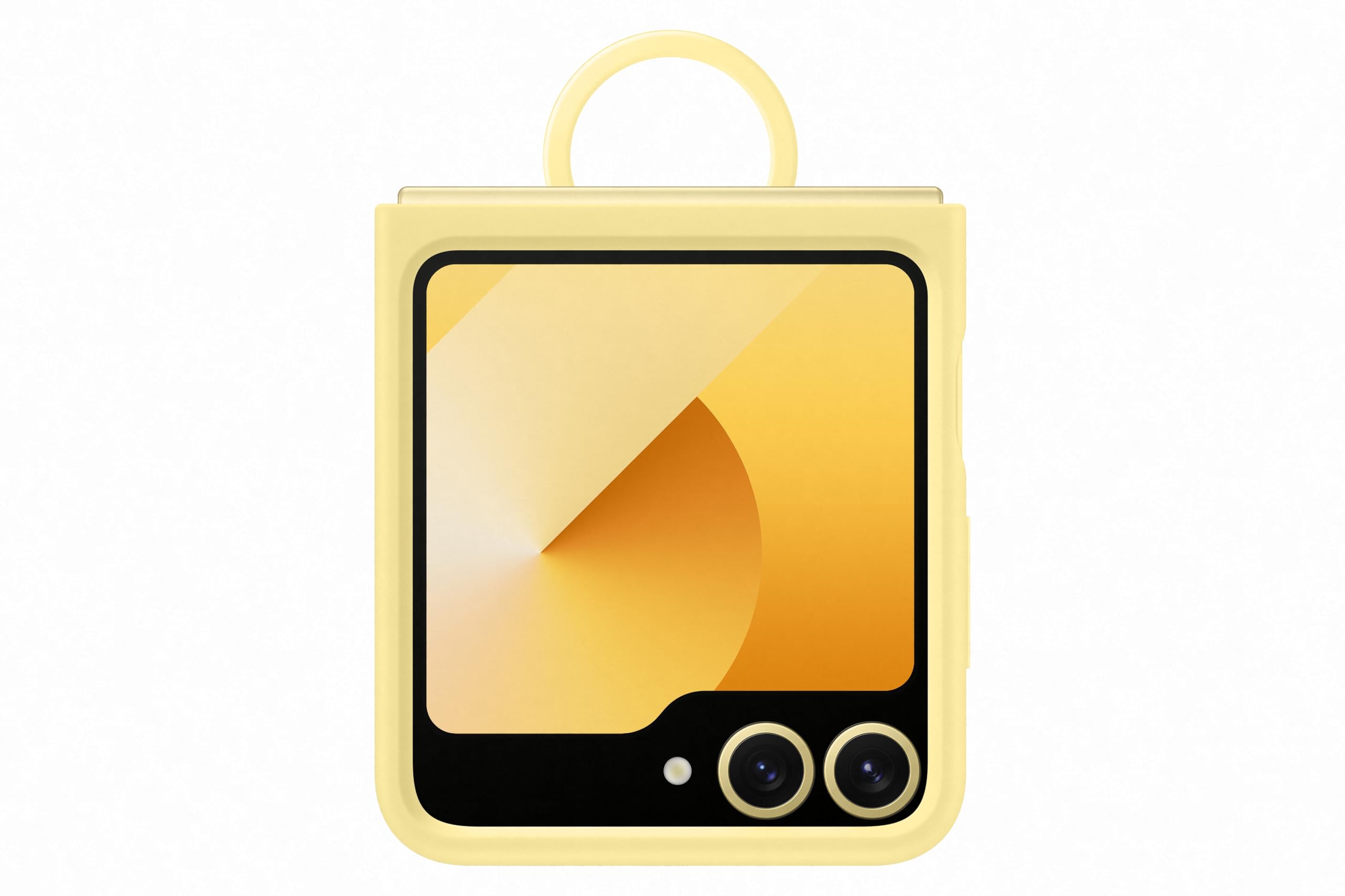 Samsung Galaxy Official Silicone Case with Ring for Galaxy Z Flip6, Yellow