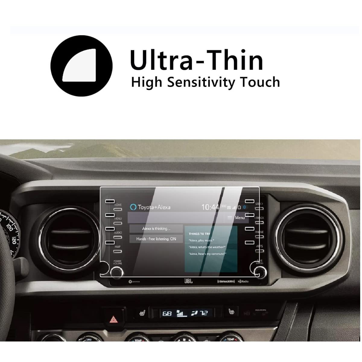 Screen Protector Compatible With 2020 2023 Tacoma 8 Inch Touch Screen Anti Glare Scratch Navigation Protection Tempered Glass