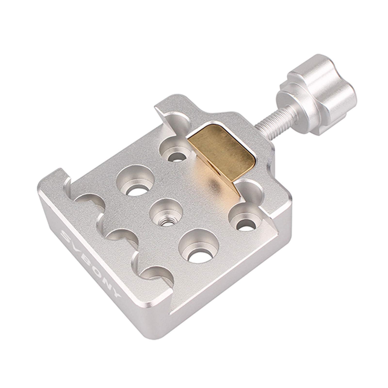 SVBONY Medium Dovetail Clamp with a Brass Screws for Telescopes and Cameras (Silver)
