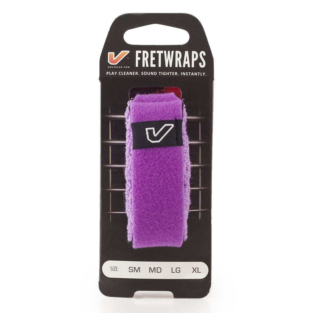 Gruv Gear Fretwraps Hd 'Gem' String Muter 1 Pack (Purple, Small) (Fw 1Pk Pur Sm)