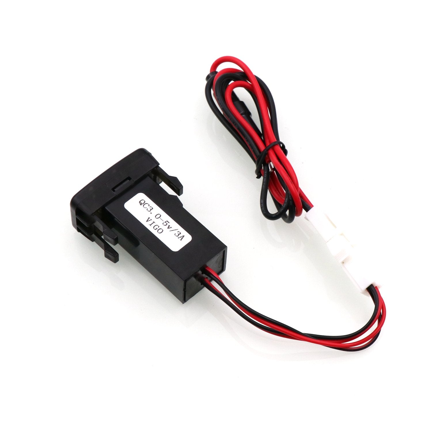 Qc3.0+5V 3A Dual Usb Power Socket, Quick Charge Car Charger Usb Adapter For Smart Phone Pda Android Gps Use For Toyota Vigo