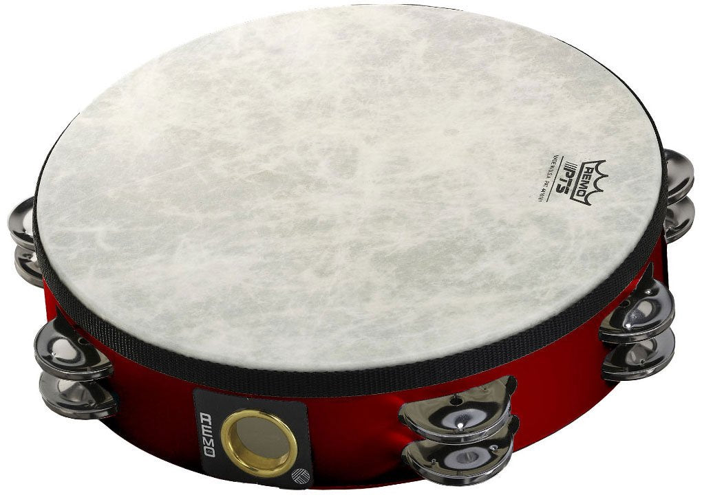 Remo Fiberskyn Tambourine   Quadura Deep Red, 8''