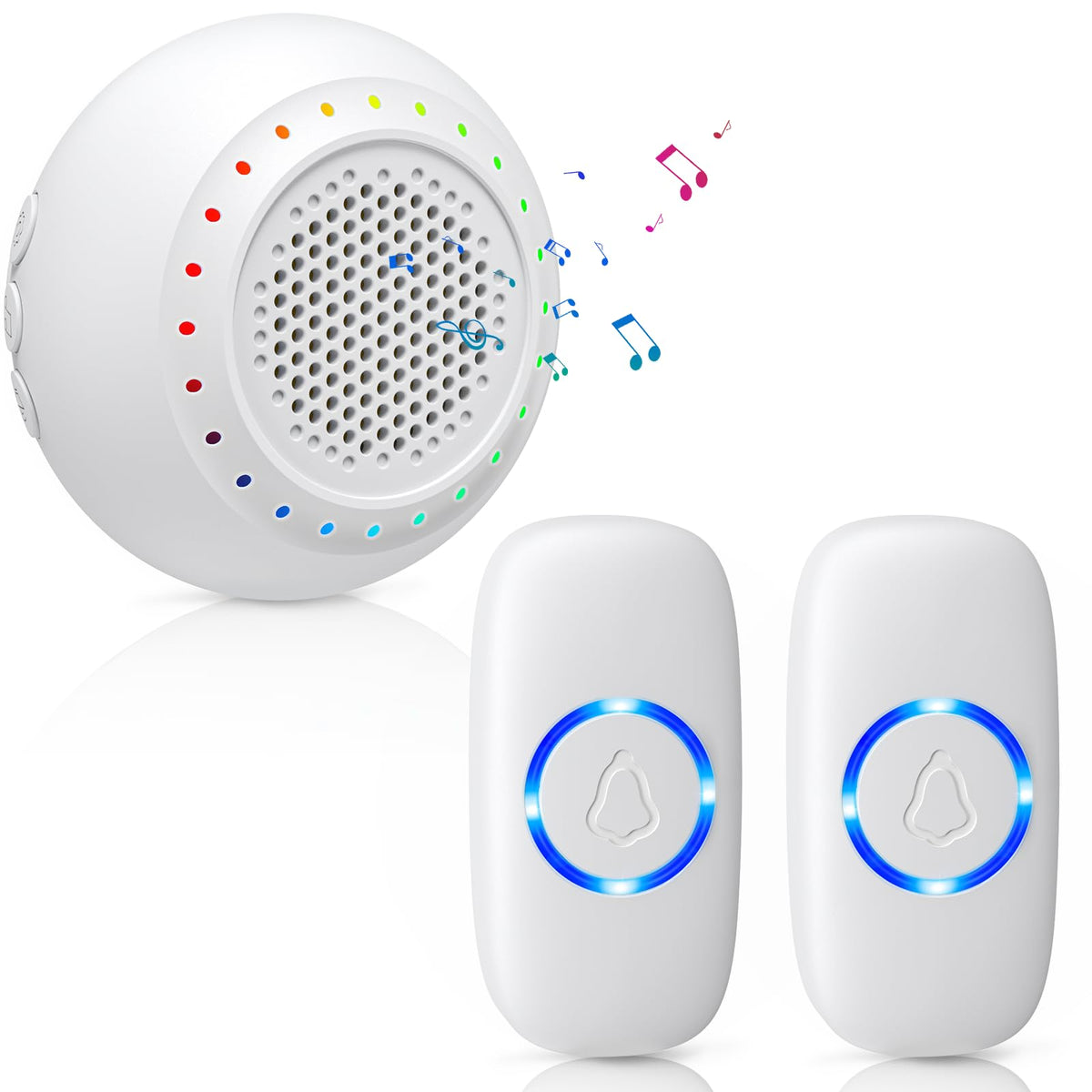 Wireless Doorbell For Home   Physen   Door Bells Ringer Chimes Wireless   Waterproof   Operating At 1000Ft Range   32 Ringtones