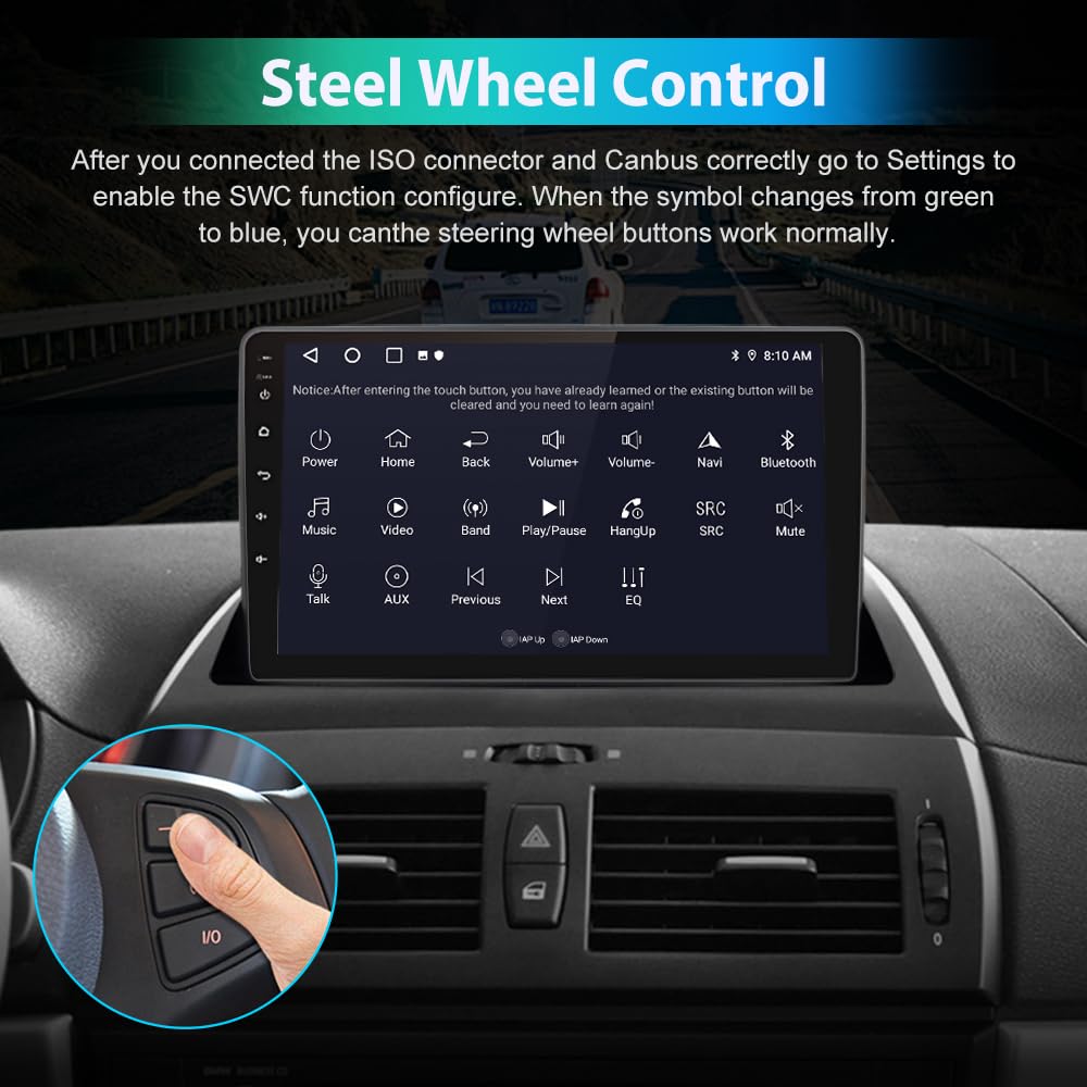 Awesafe Android Car Stereo For Bmw X3 E83 2004 2005 2006 2007 2008 2009 2010 2011 2012 Upgrade Touch Screen Radio With Wireless