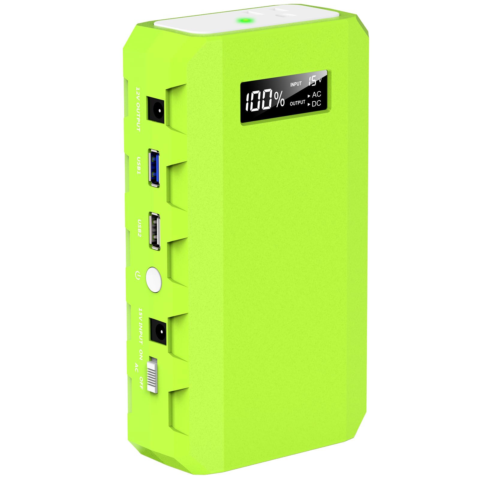 Powkey Portable Power Station With Ac Outlet, 65W/110V External Battery Pack 24000Mah/88.8Wh Power Pack, Portable Power Source S