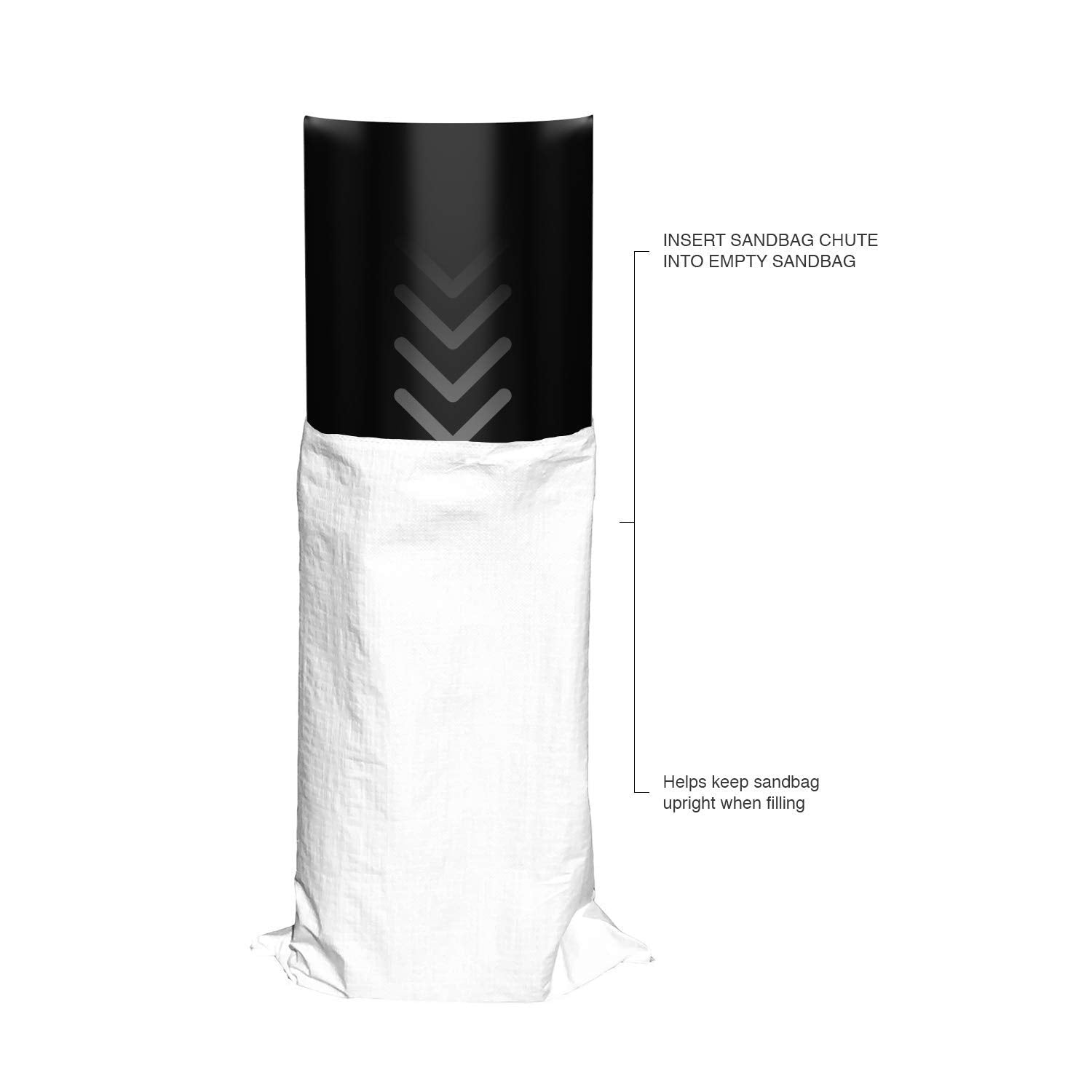 Sandbag Chute For Efficient One Man Sandbag Filling   Lightweight, Durable And Versatile For Flood Preparedness