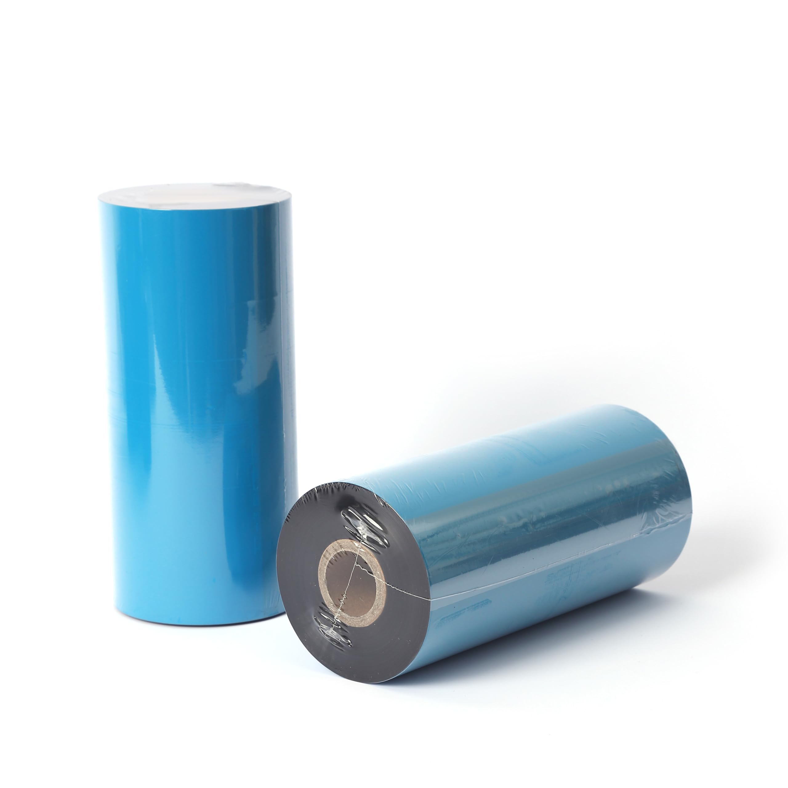 6.5'' X 1476' Premium Resin Enhanced Wax Ribbon, 165Mm X 450M Black Thermal Transfer Ribbon, Barcode Thermal Label Printer Ribbo