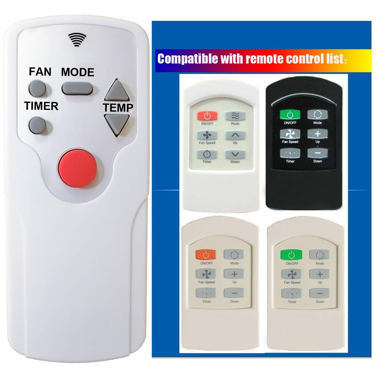 Ha Ha 03 Replacement For Haier Commercial Cool Air Conditioner Remote Control Ac 5620 74 A2530 440 Ab03 Hprb08Xcm Hprb08Xcmt Hprb08Xcmtc Cprb08Xcj Cprb08Xcj E Cprb08Xcj T Cprb08Xck Lw Cprb08Xcj Rbg