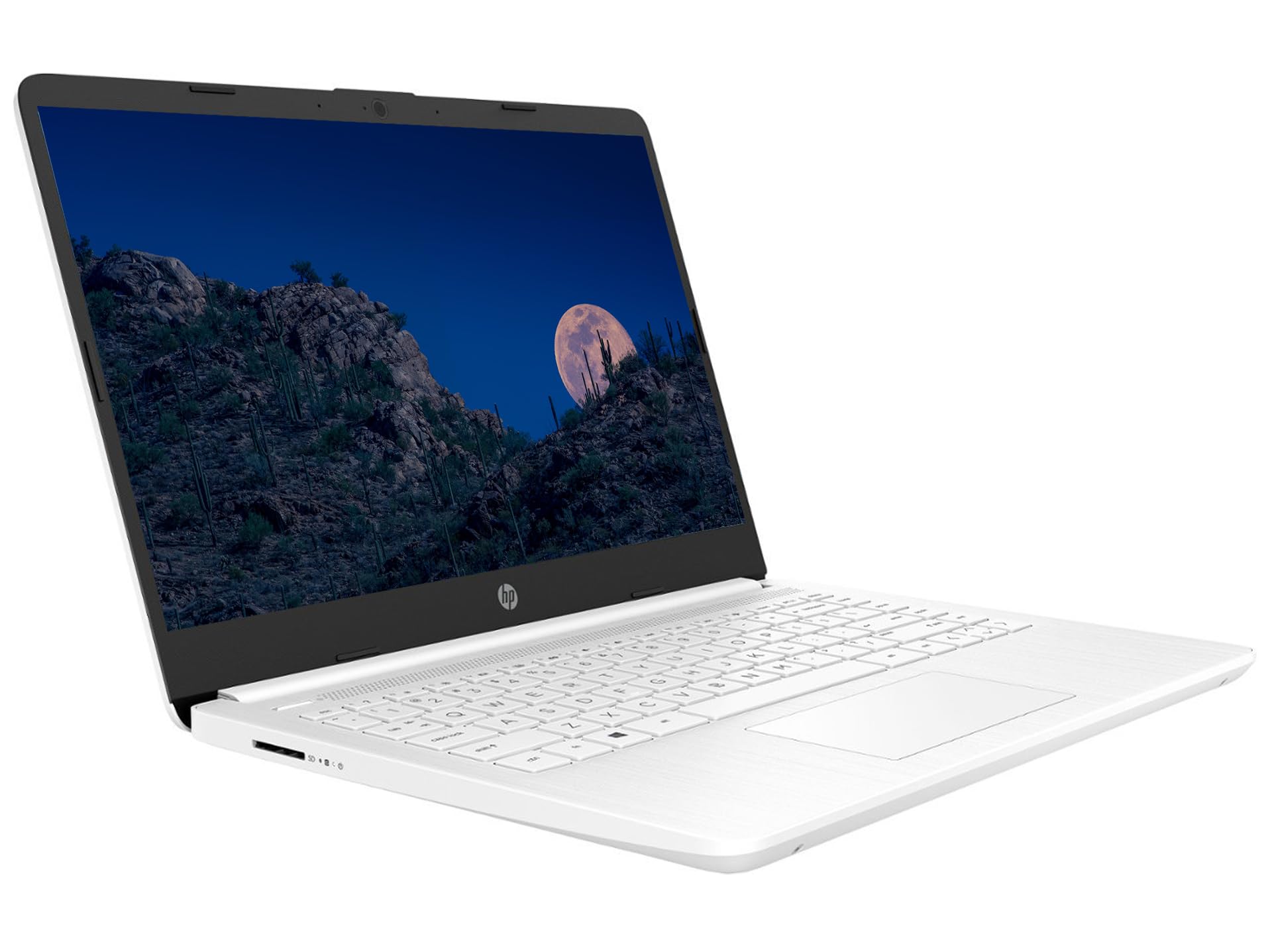 Hp 14 Hd Laptop, Upgrade,Intel Intel Celeron N4120(4-Core),8Gb Ram,576Gb(64Gb Ssd+512Gb Card),Webcam,Bluetooth,Usb-C,White,Windo