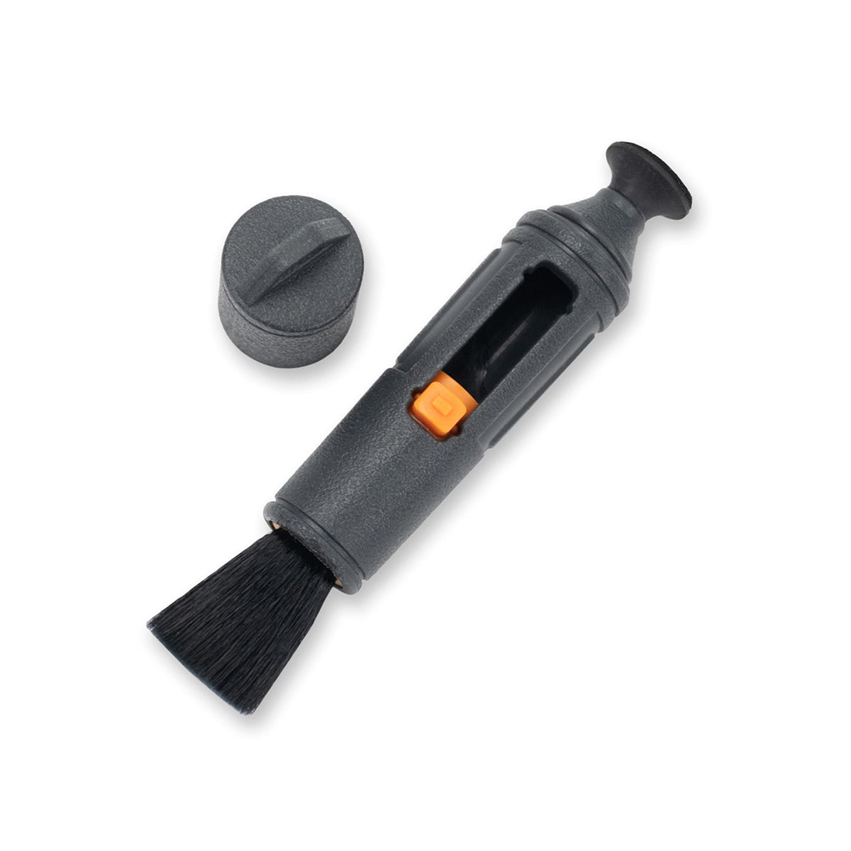 Carson C6 Series Reusable Compact Lens Cleaner With Dry Nano Particle Cleaning Formula With 13Mm Round Tip And Retractable Brush