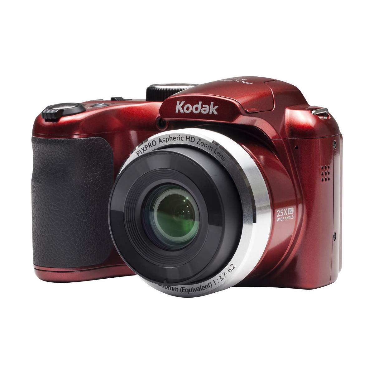 Kodak Pixpro Astro Zoom Az252 Rd 16Mp Digital Camera With 25X Optical Zoom And 3'' Lcd (Red)
