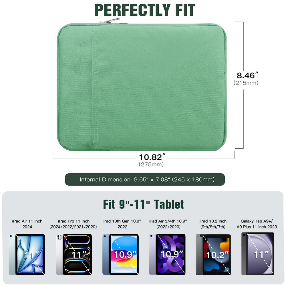 Timovo 9 11'' Tablet Sleeve For Ipad 10.2 2021 2019,Ipad 10Th 2022,Ipad Air 5/4,Ipad Air 11 Inch 2024,Ipad Pro 11 Inch 2024,Gala