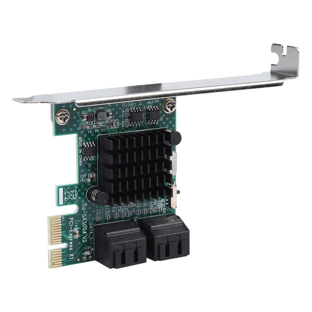 Pcie To Sata Adapter,Pcie To Sata 3.0 Expansion Card,4 Port Pcie To Sata 3.0 Expansion Controller Card Adapter 6G,Sata Controlle