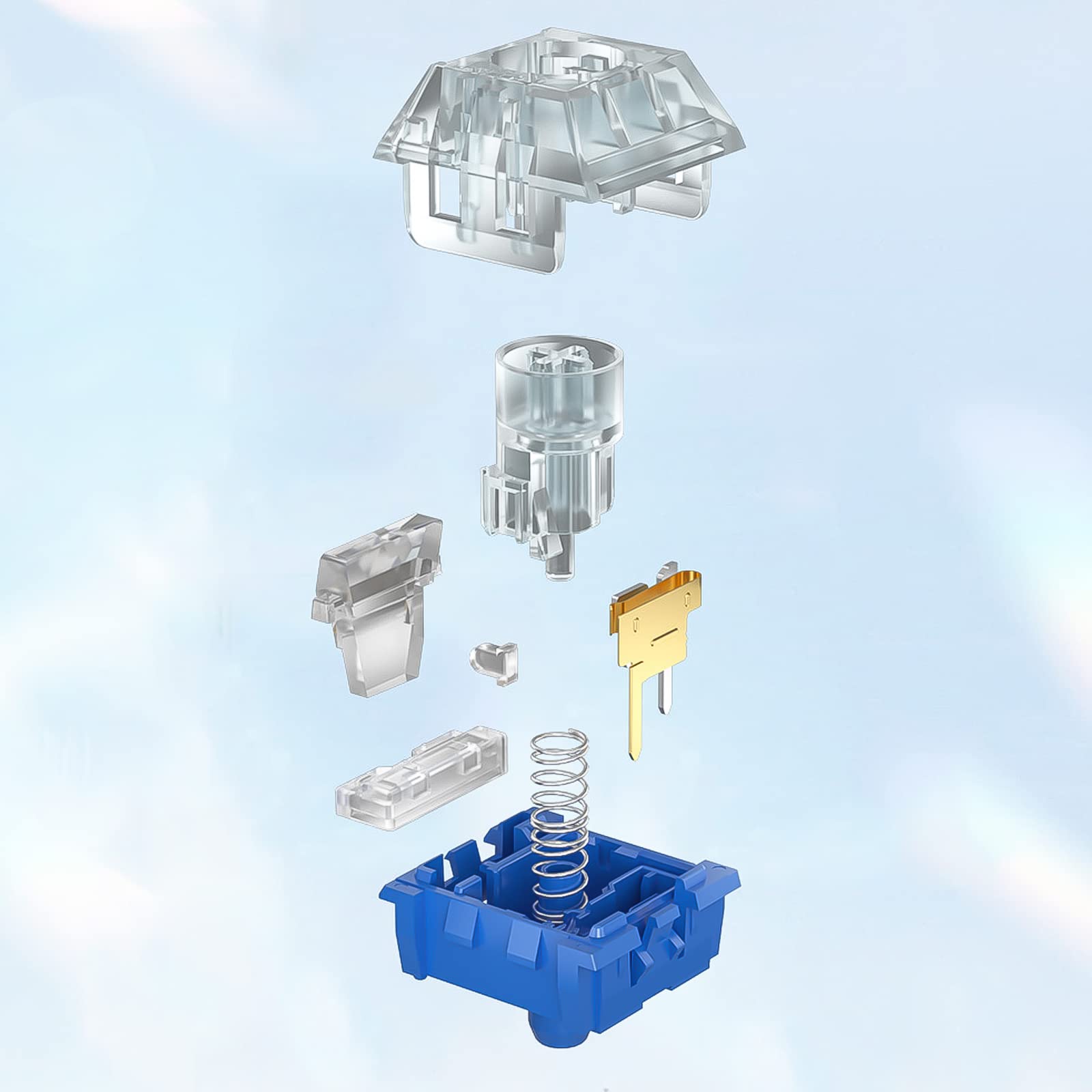 Draoza Kailh Box Whale Silent Switch Tactile Silent Switch For Mechanical Keyboard(Tactile Silent Kailh Whale 36Pcs)