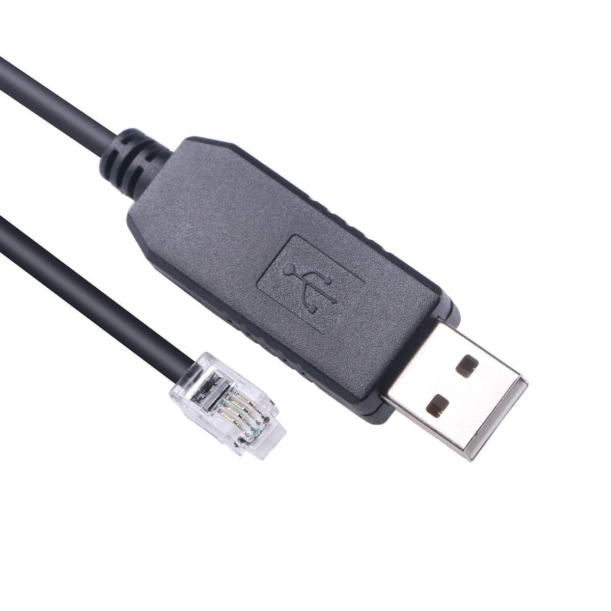 Usb Rs232 Rj9 For Celestron Scope Control Cable, Nexstar Hand Control Upgrade Cable (6Ft, Usb To Rj9)