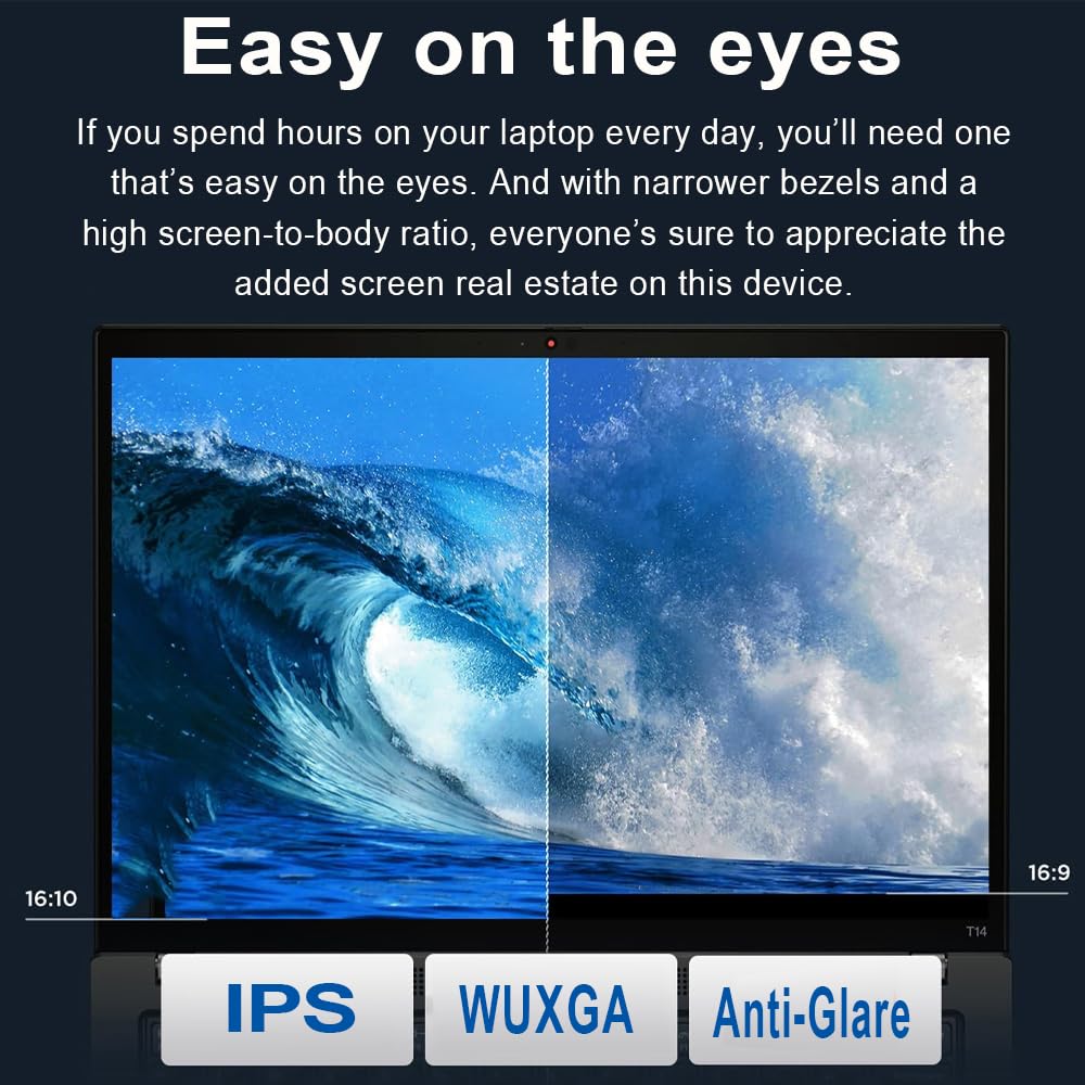 Lenovo Thinkpad T14 Gen 4 Business Laptop (14 Fhd+, Intel 10-Core I5-1335U, 40Gb Ram, 1Tb Ssd), Backlit, 2 X Thunderbolt 4, Fing