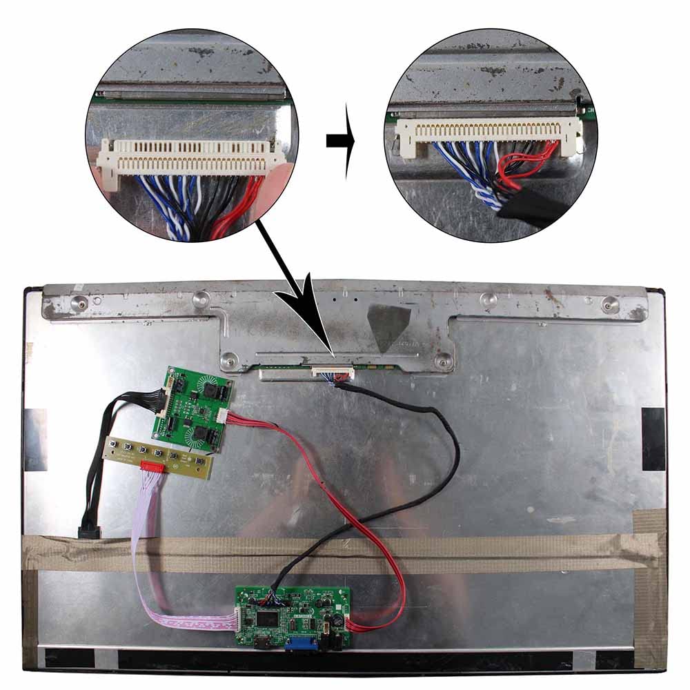 Fanyitek Hdmi Vga Controller Board Edp For 27 Inch 2560X1440 2K Lm270Wq1 Sda1 Sda2 30 Pin Wled Lcd Screen
