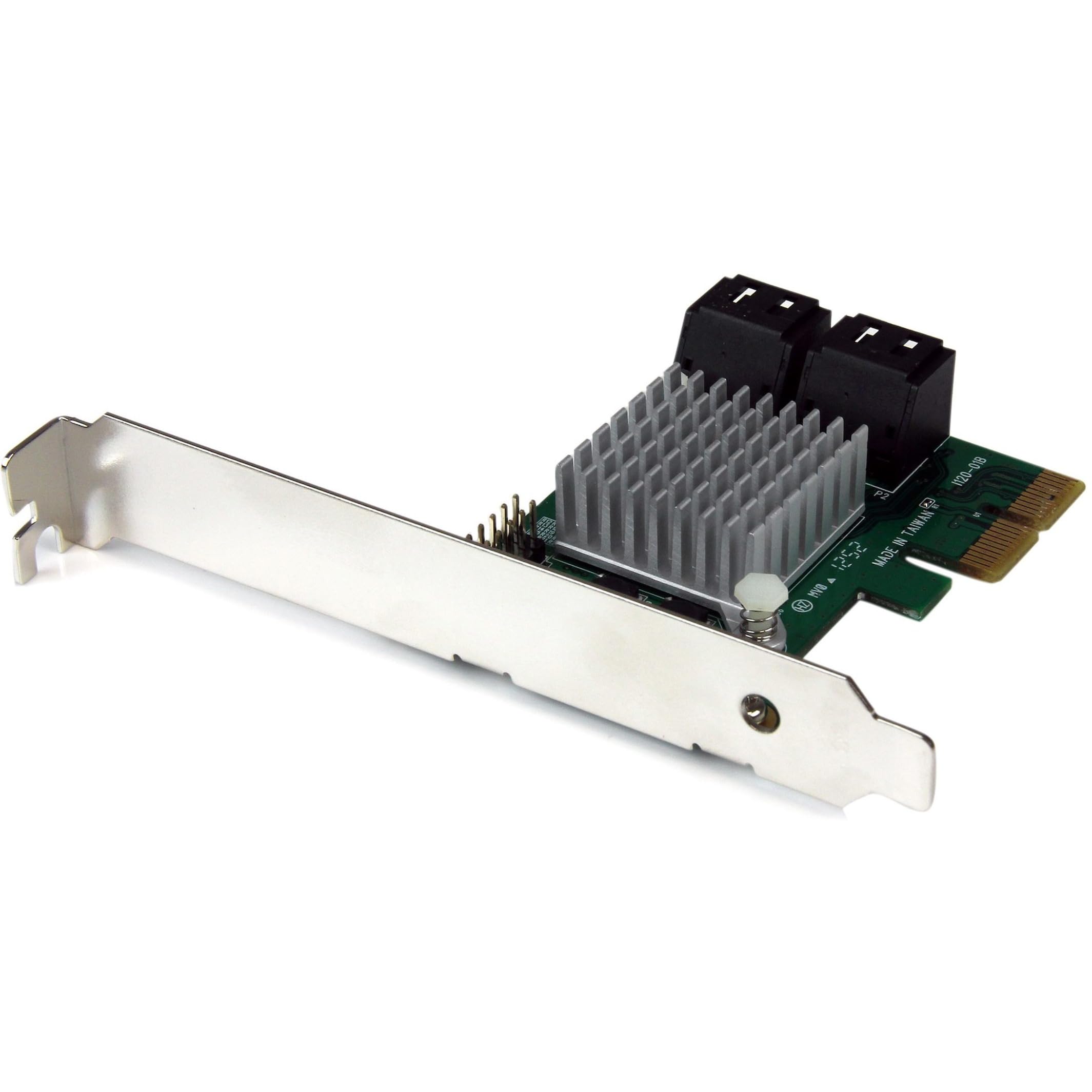 StarTech.com 4 Port PCI Express 2.0 SATA III 6Gbps RAID Controller Card with HyperDuo SSD Tiering - PCIe SATA 3 Controller Adapt