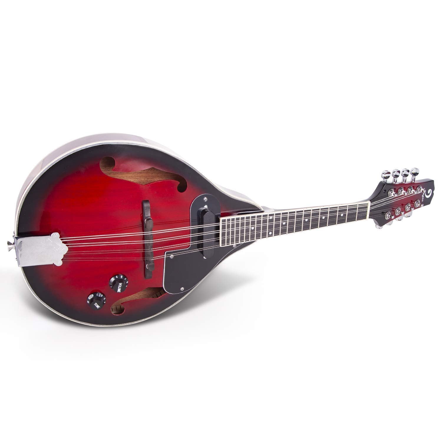 Mandolin A Style Acoustic Electric Mandolins Instrument Vintage Red Sunburst Mahogany Wood For Beginner Adults, By Vangoa