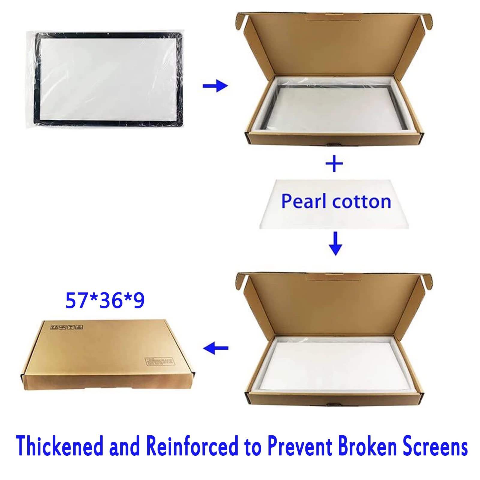 Gotinsn Screen Panel Protector Glass For Apple Imac 21.5 Inch A1418 A2116 Glass Front Protective Glass Compatible With 2012 2020 Emc 2544 2638 2742 2833 3069 2805 2889 3194 3195
