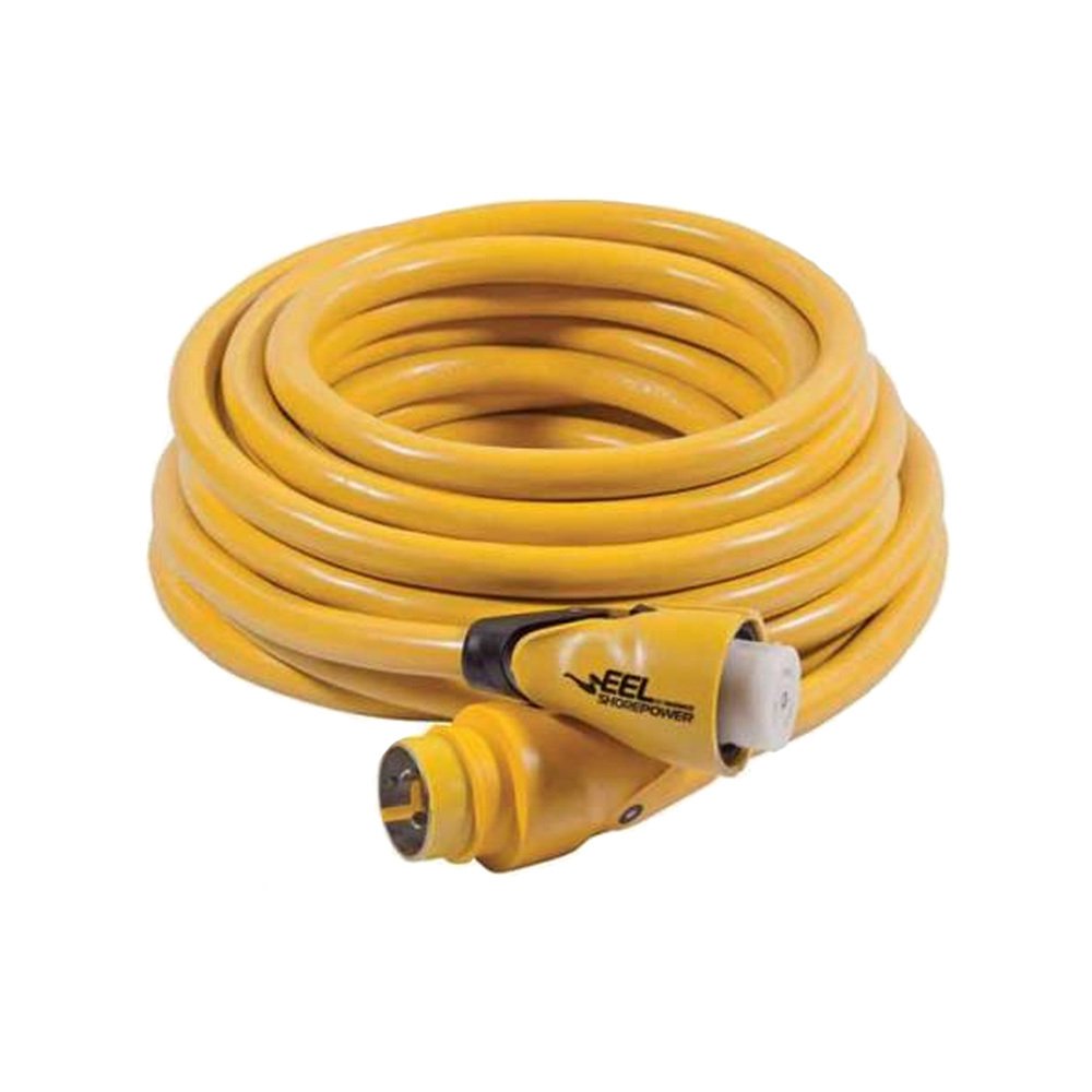Marinco Cs30 12 Eel 30A 125V Shore Power Cordset   12'   Yellow