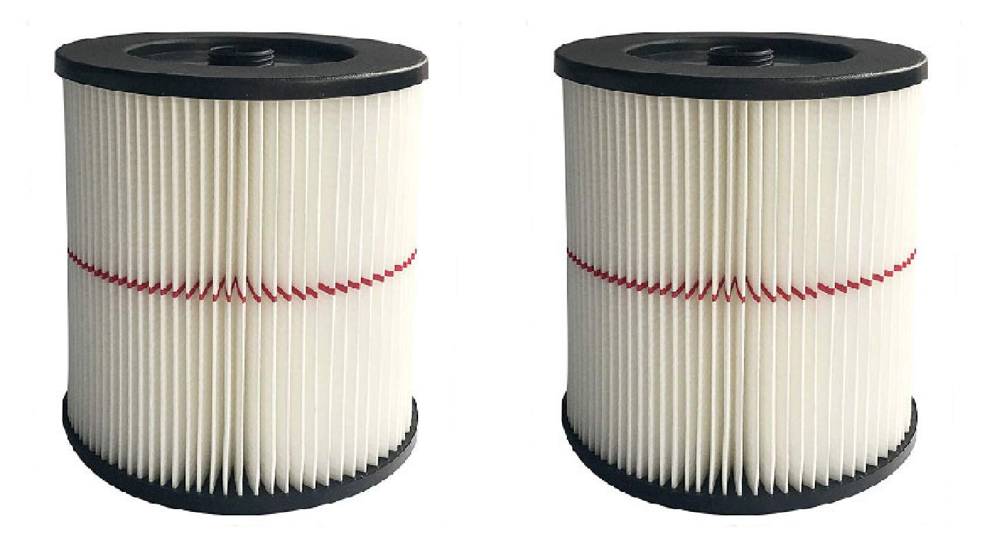 Nispira Replacement Hepa Filter Compatible With Craftsman Red Stripe Shop Vacuum Wet/Dry Vacs Vacuum. Compared To Part 17816 9 17816. 2 Pack