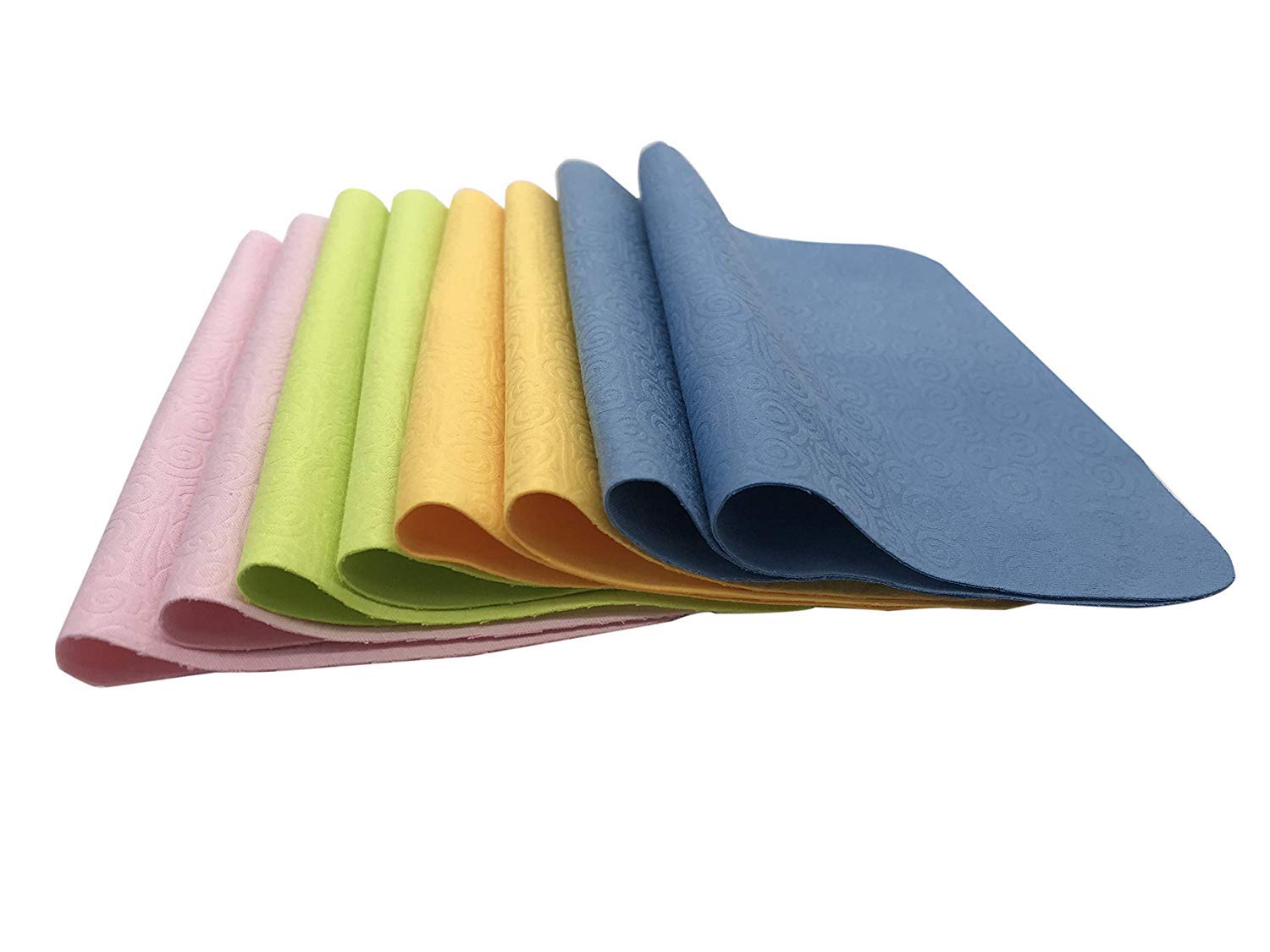 Eyeglass Cleaning Cloth Also Work For Watches, Camera, Lens, Glasses, Screen, Ipad, Iphone, Tablet, Cell Phone, Smartphone Laptops Cloths Cleaner Kit (8 Pieces) (Four Colors)