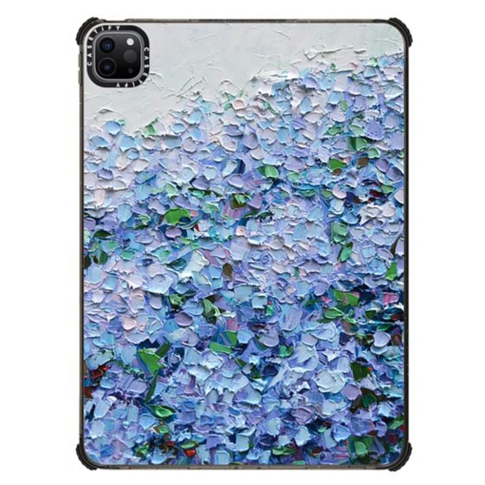 Casetify Impact Case For Ipad Pro 11'' (3Rd/4Th Gen)   Nantucket Blue Hydrangeas By Ann Marie Coolick   Clear Black