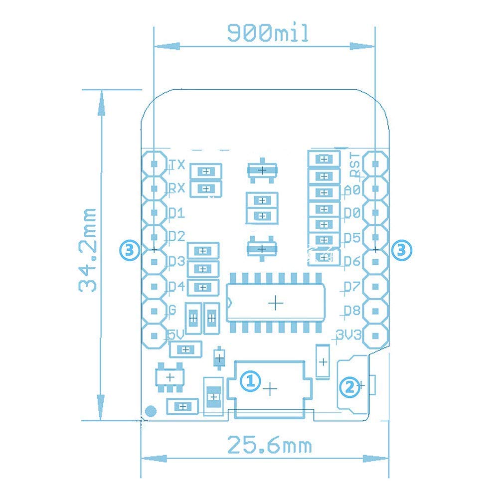 Esp8266 Esp 12 Esp 12F Nodemcu Mini D1 Module Wemos Lua 4M Bytes Wlan Wifi Internet Development Board Base On Esp8266 Esp 12F Fo