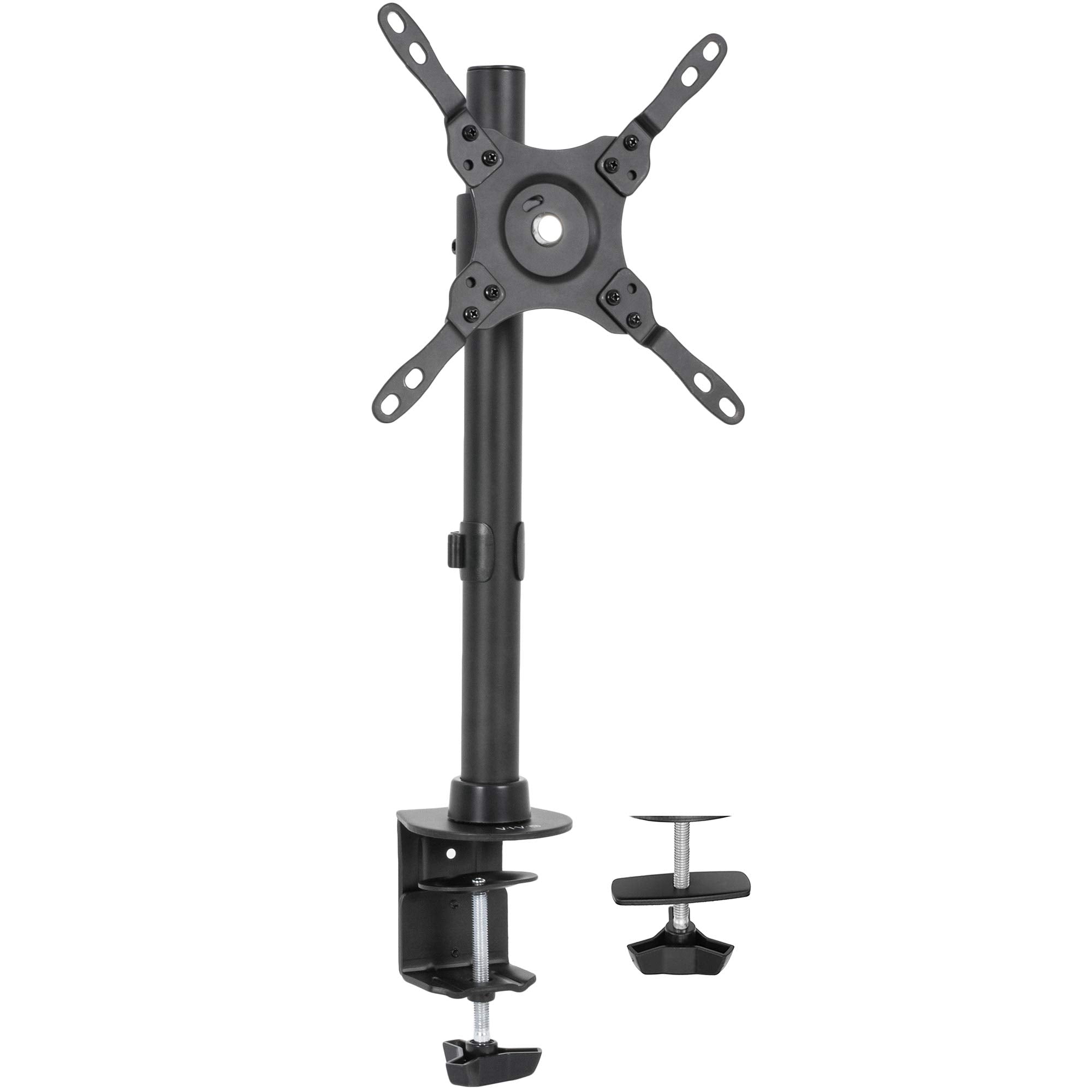 VIVO Ultra Wide Screen TV and Monitor Desk Mount, Adjustable Height and Tilt Stand for Screens up to 42 inches, Black, STAND V101C