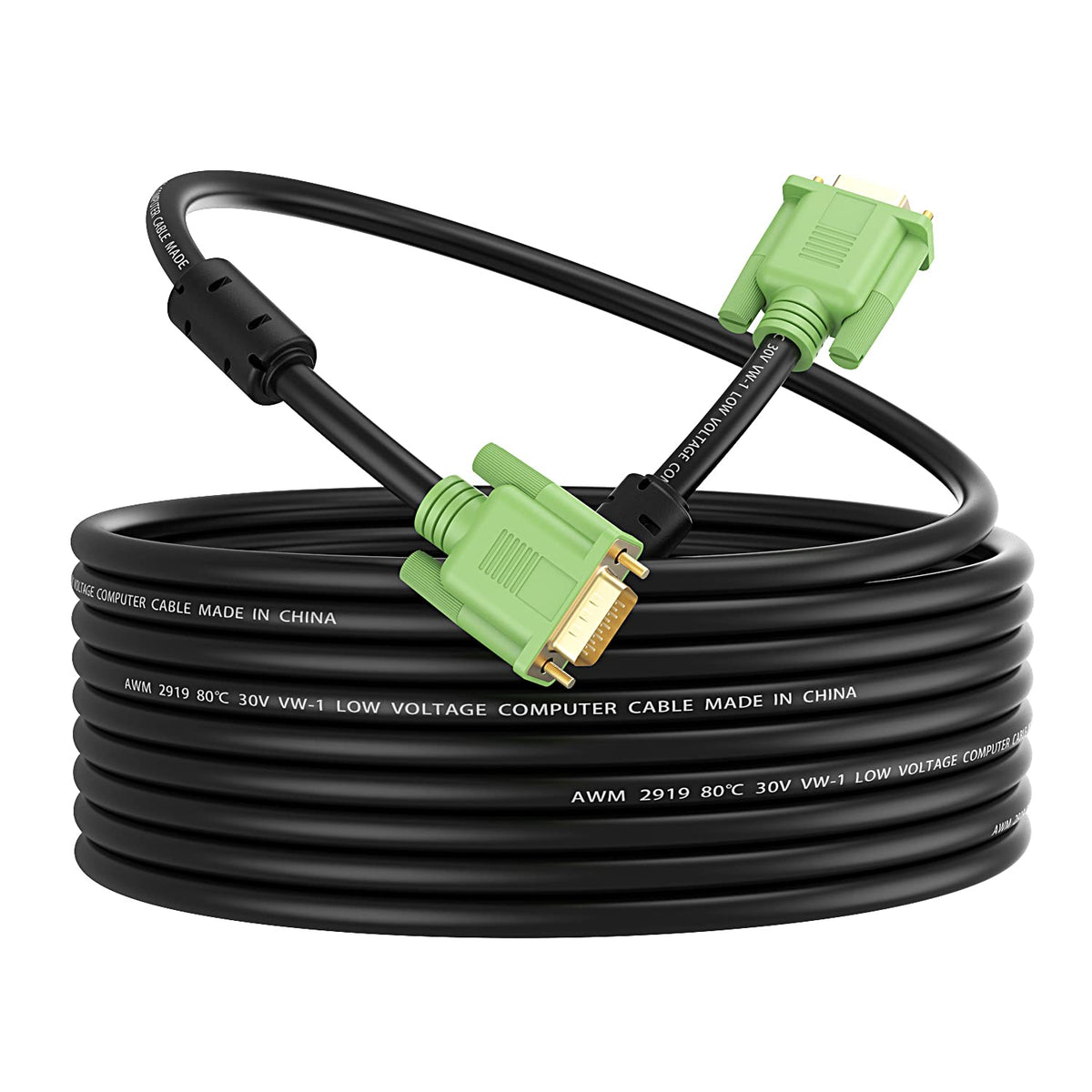 Xxone Vga Cable 3Ft, Vga To Vga Hd15 Monitor Cable For Pc Laptop Tv Projector 3Feet