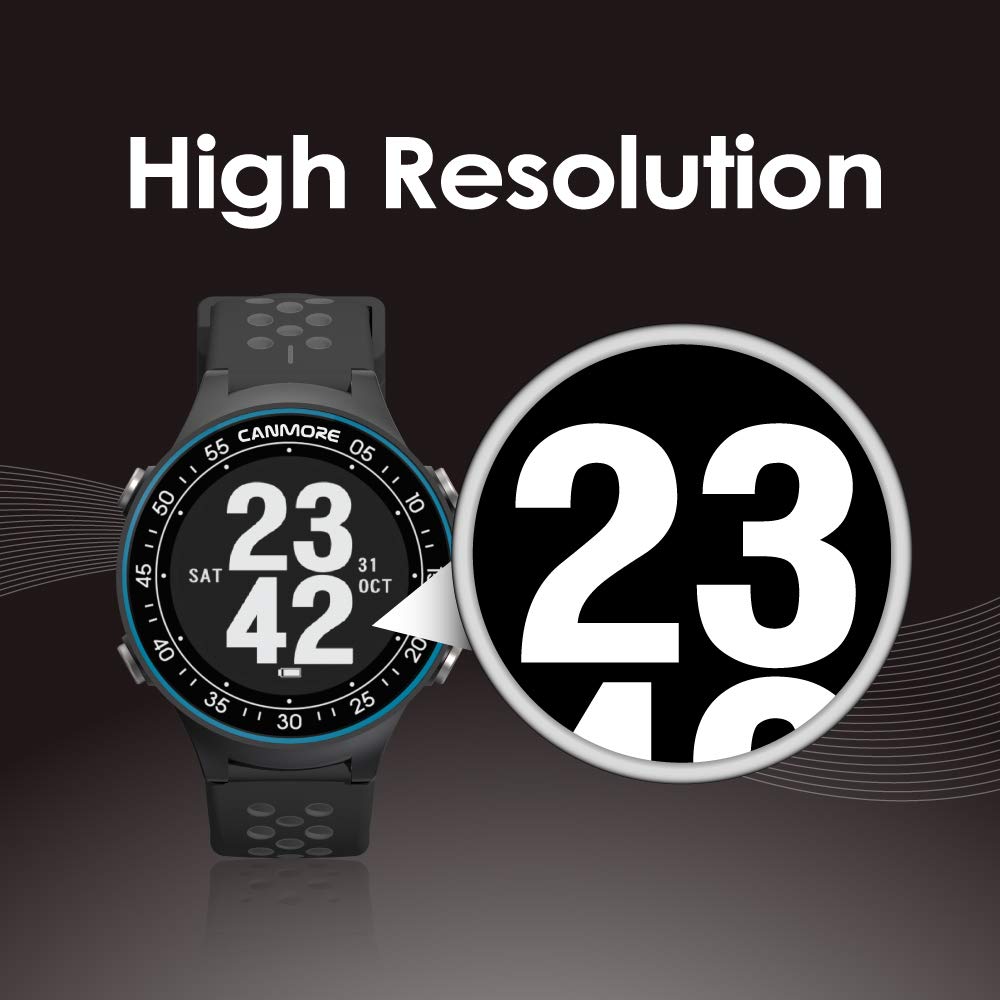 Canmore Tw411 Golf Gps Watch With Fitness Tracker, 41,000+ Free Preloaded Worldwide Course, Upgraded Ic Chip, Turquoise